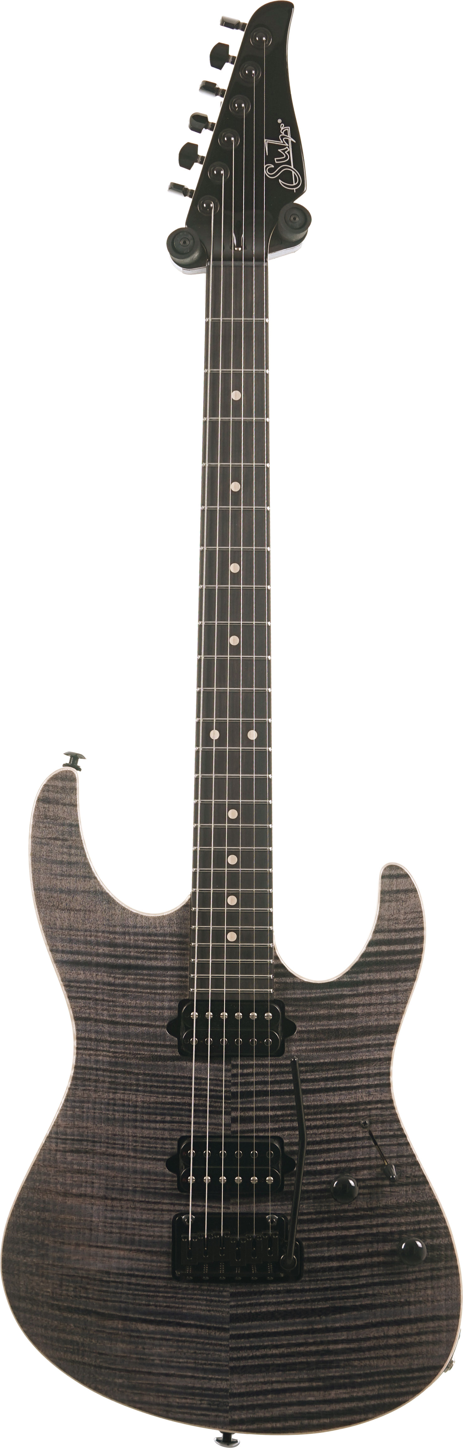 GUITARGUITAR Suhr Modern HH Flame Maple Trans Charcoal Ebony Fingerboard #87869