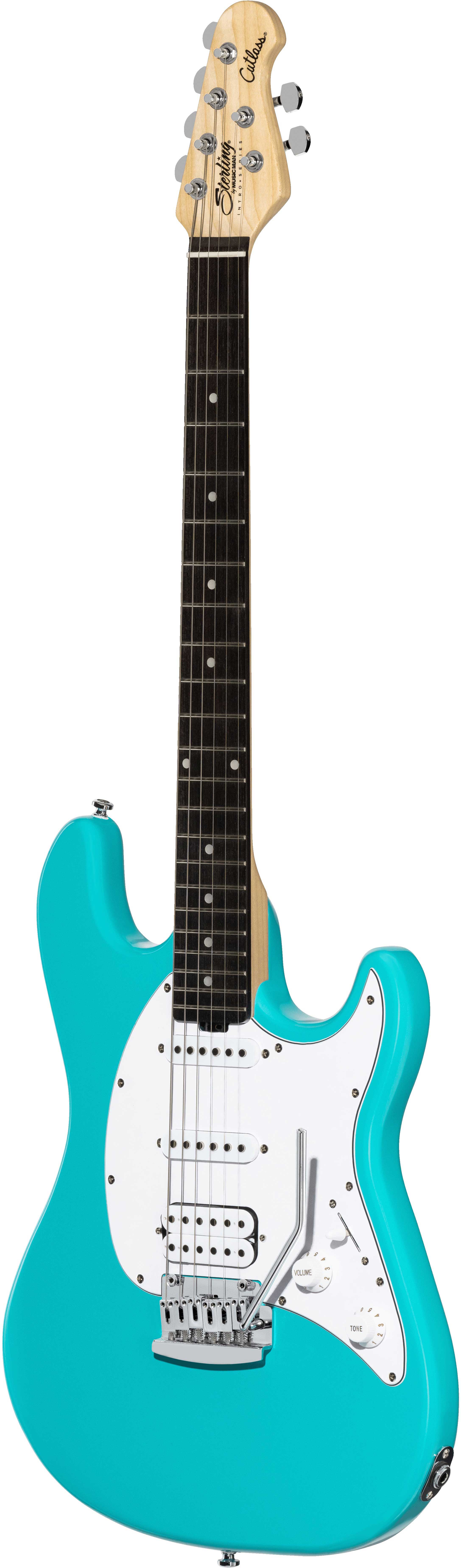 GUITARGUITAR Music Man Sterling Intro Series Cutlass CT20HSS Electric Blue Amaranth Fingerboard