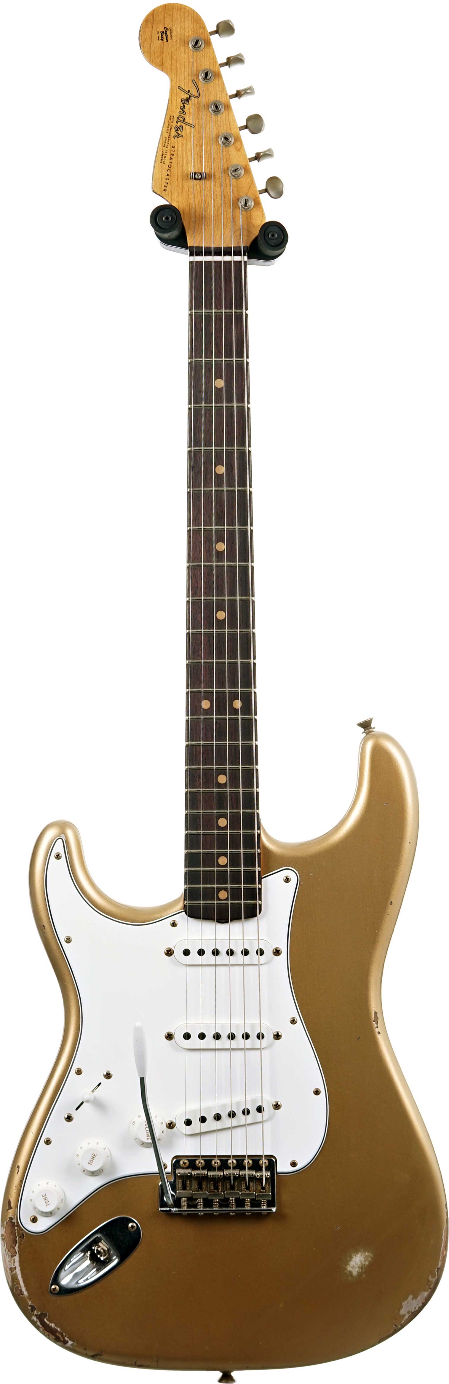 GUITARGUITAR Fender Custom Shop Mid 60's Stratocaster Relic HLE Gold Left Handed #R144606