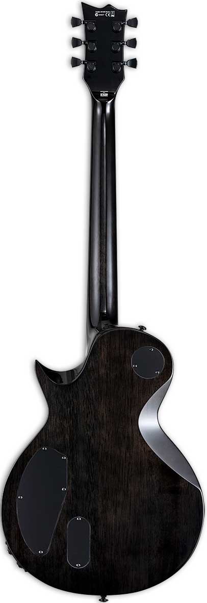 GUITARGUITAR ESP LTD EC-1000 Piezo Quilt Maple See Thru Black