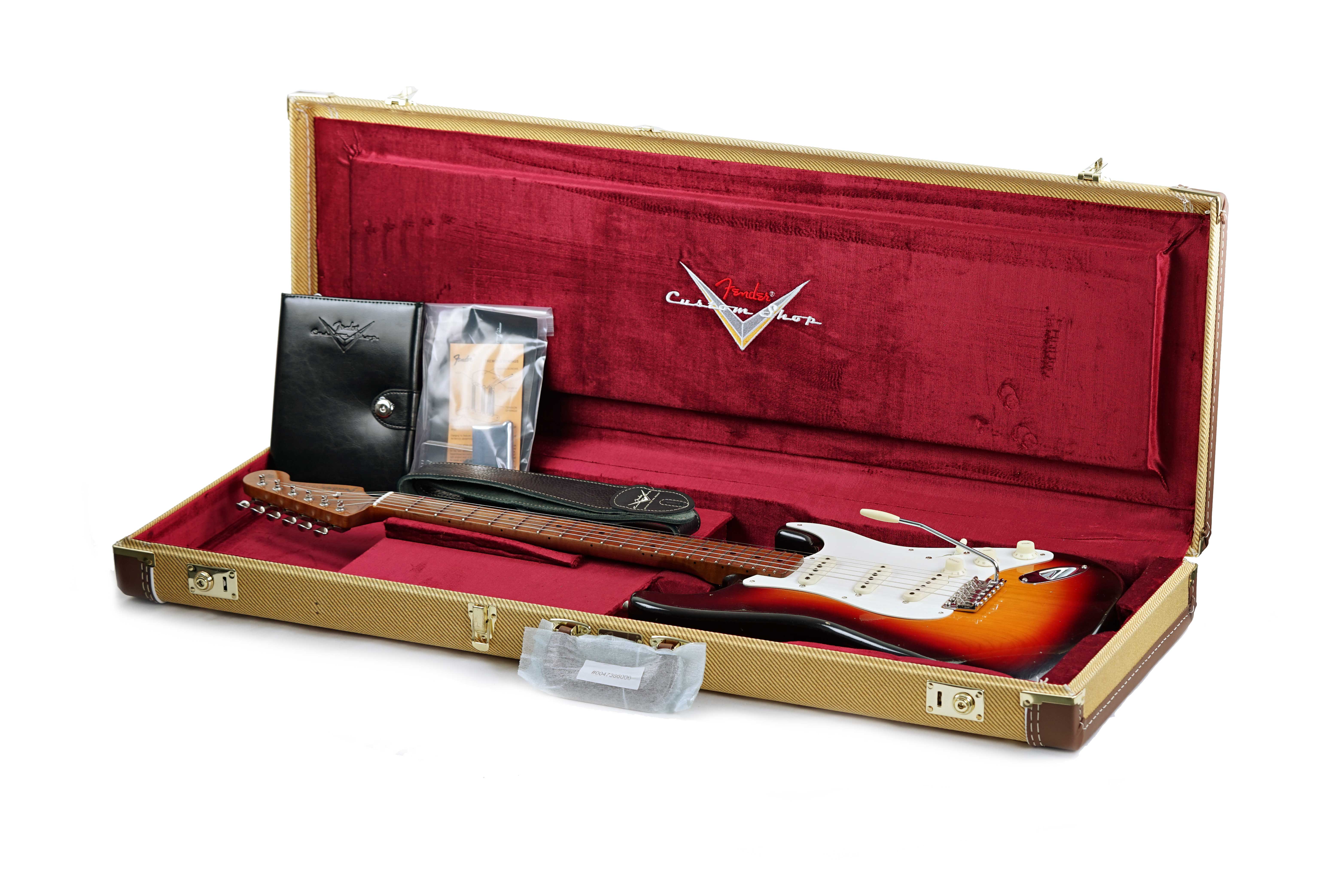 GUITARGUITAR Fender Custom Shop Limited Edition 58 Stratocaster Journeyman Relic Closet Classic Hardware Chocolate 3 Colour Sunburst #CZ577074