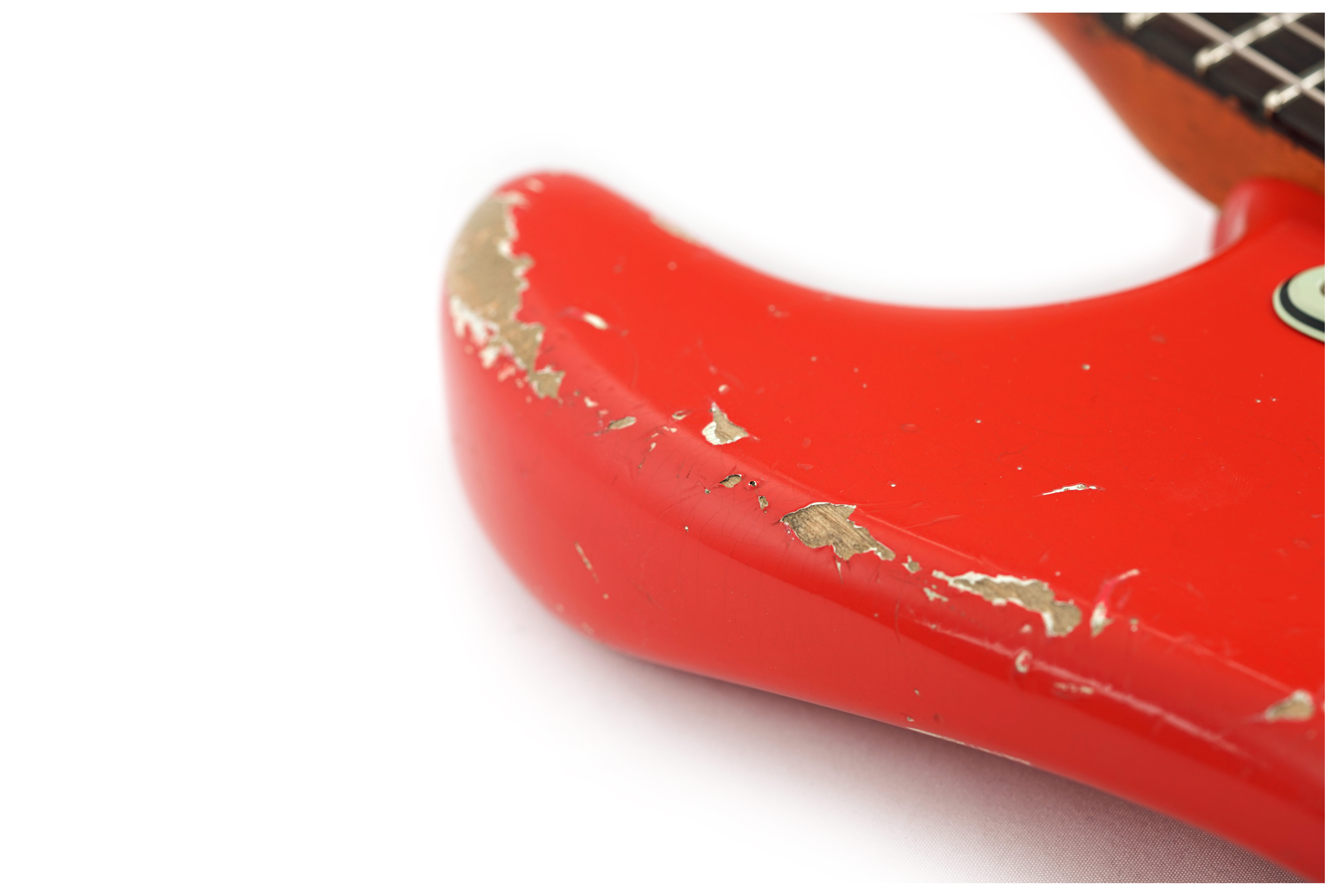 GUITARGUITAR Fender Custom Shop 61 Stratocaster Relic Fiesta Red Master Built by Levi Perry #R132225