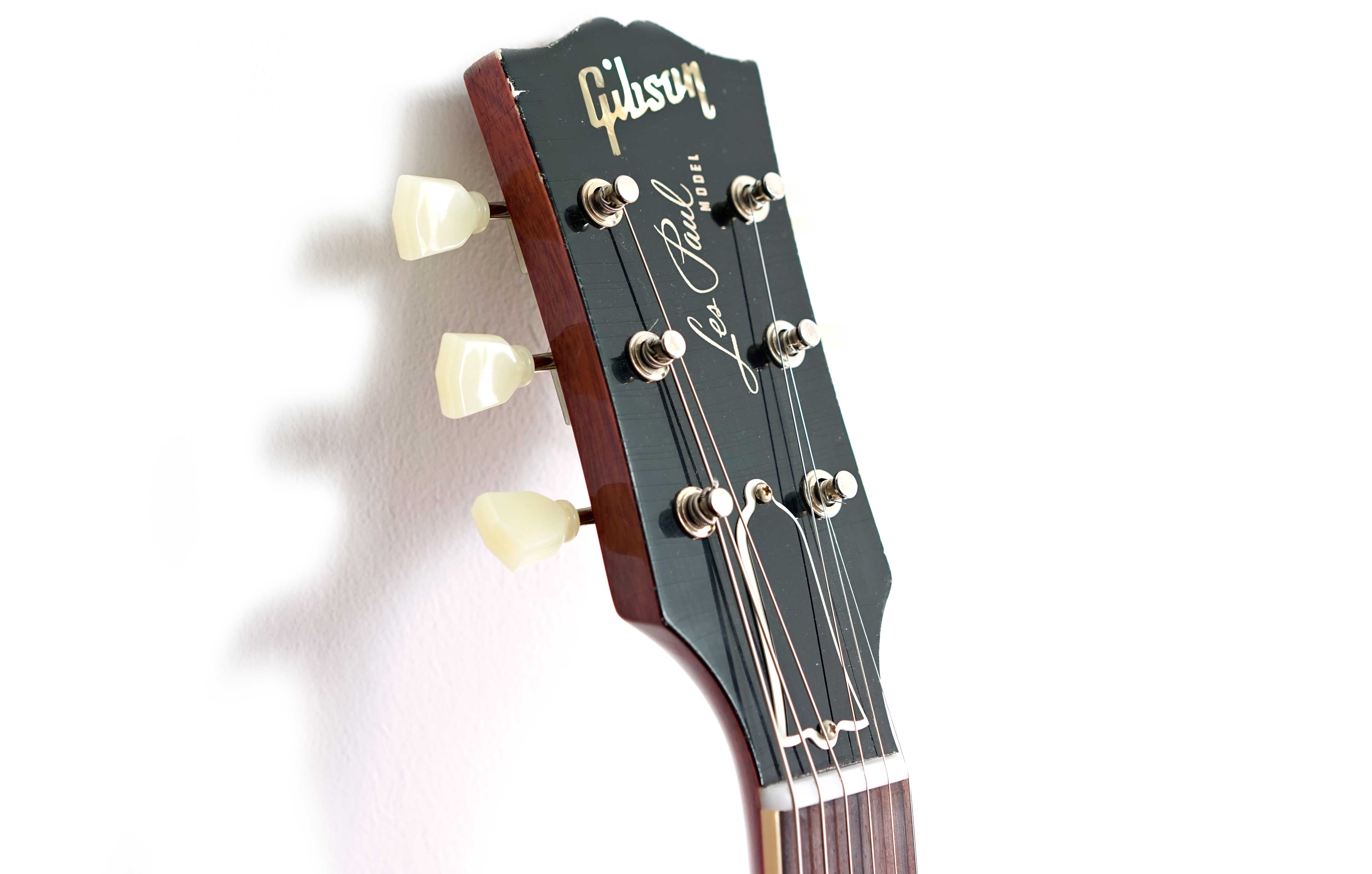 GUITARGUITAR Gibson Custom Shop 59 Les Paul Standard Made 2 Measure Hand Selected Top Dark Butterscotch Burst Murphy Lab Light Aged #93632