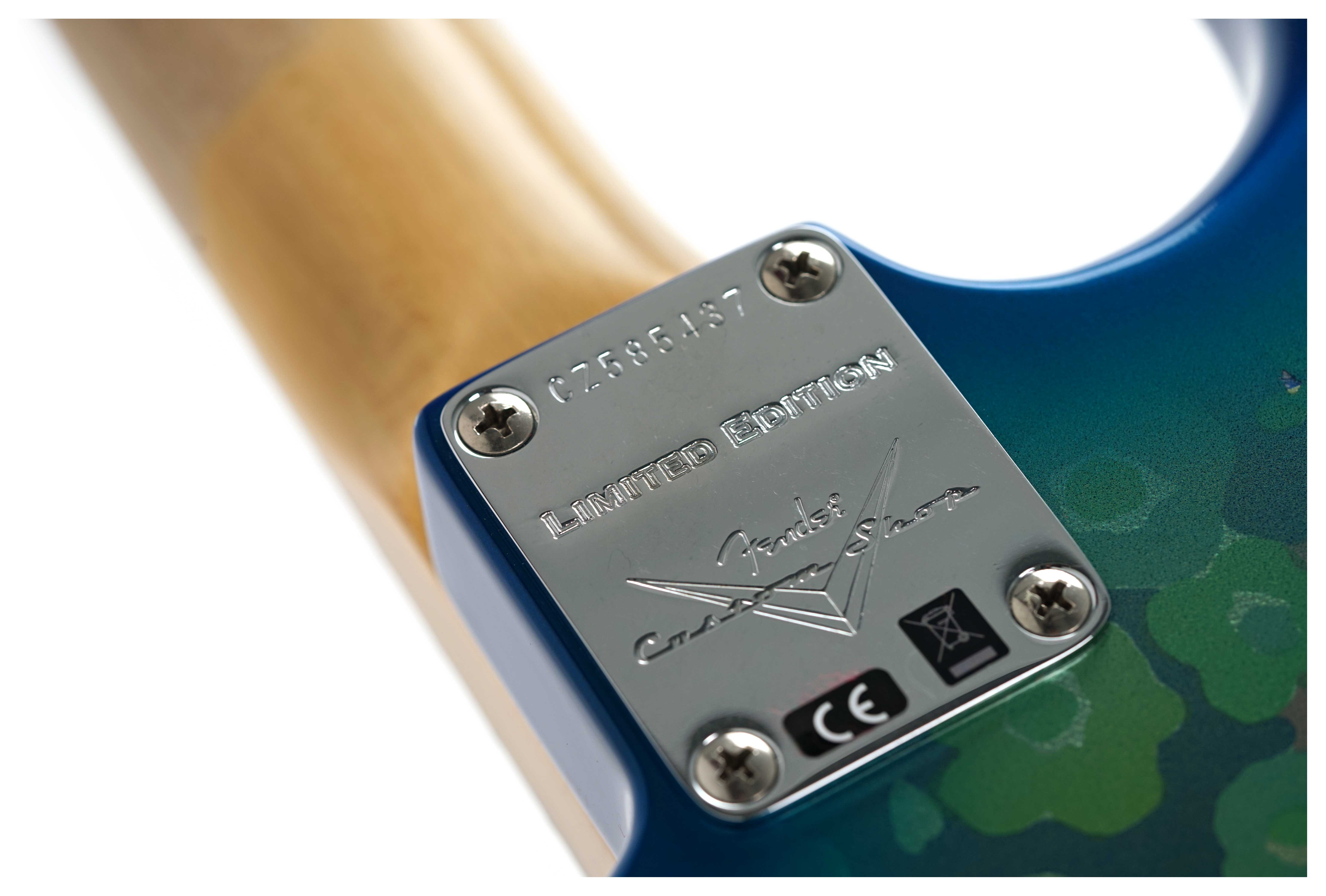 GUITARGUITAR Fender Custom Shop Limited Edition 1968 Stratocaster Jouneyman Relic Blue Flower #CZ585437