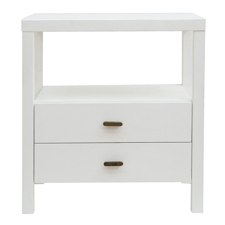 World Market Goswell Wood Nightstand with Storage