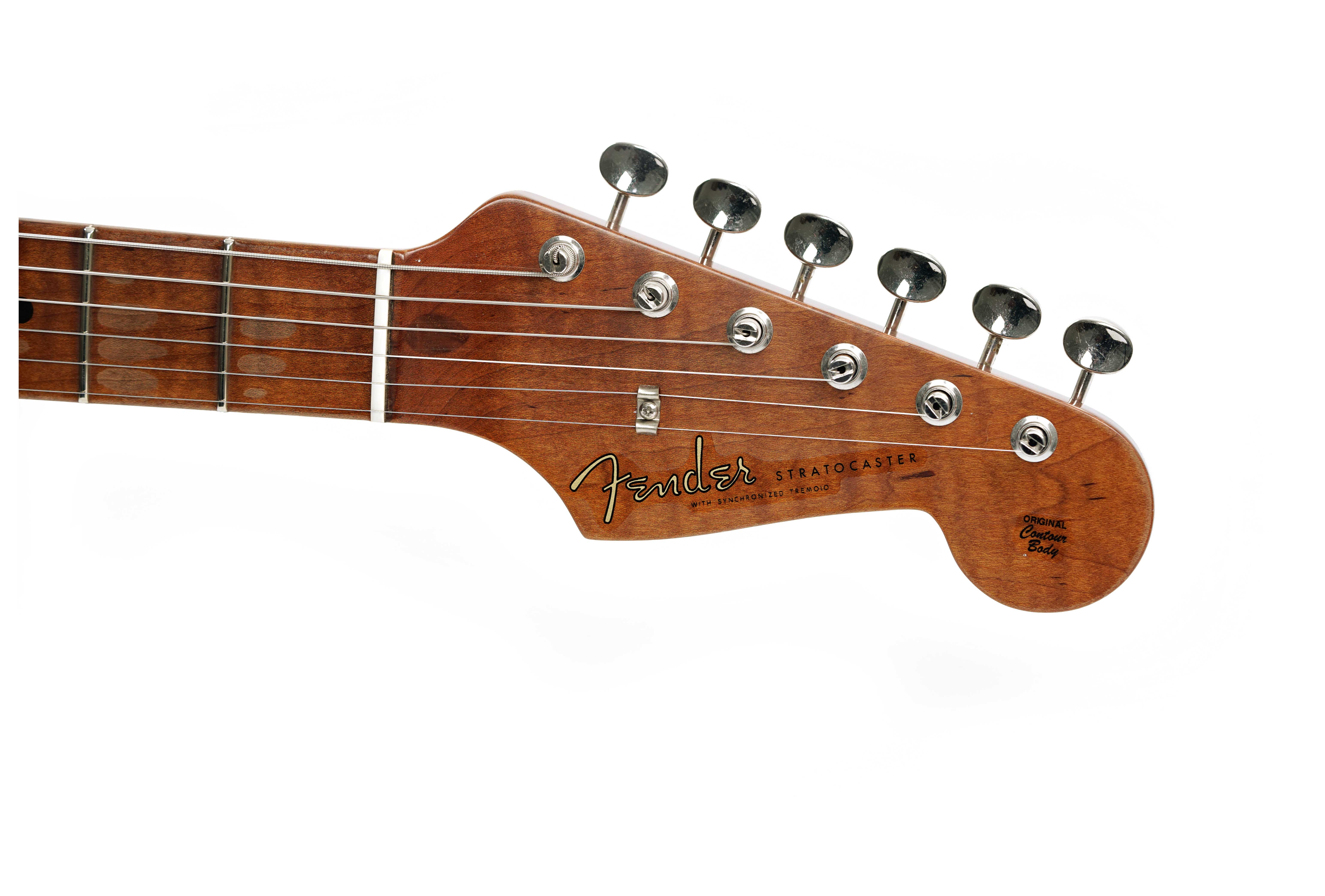 GUITARGUITAR Fender Custom Shop Limited Edition 58 Stratocaster Journeyman Relic Closet Classic Hardware Chocolate 3 Colour Sunburst #CZ577074