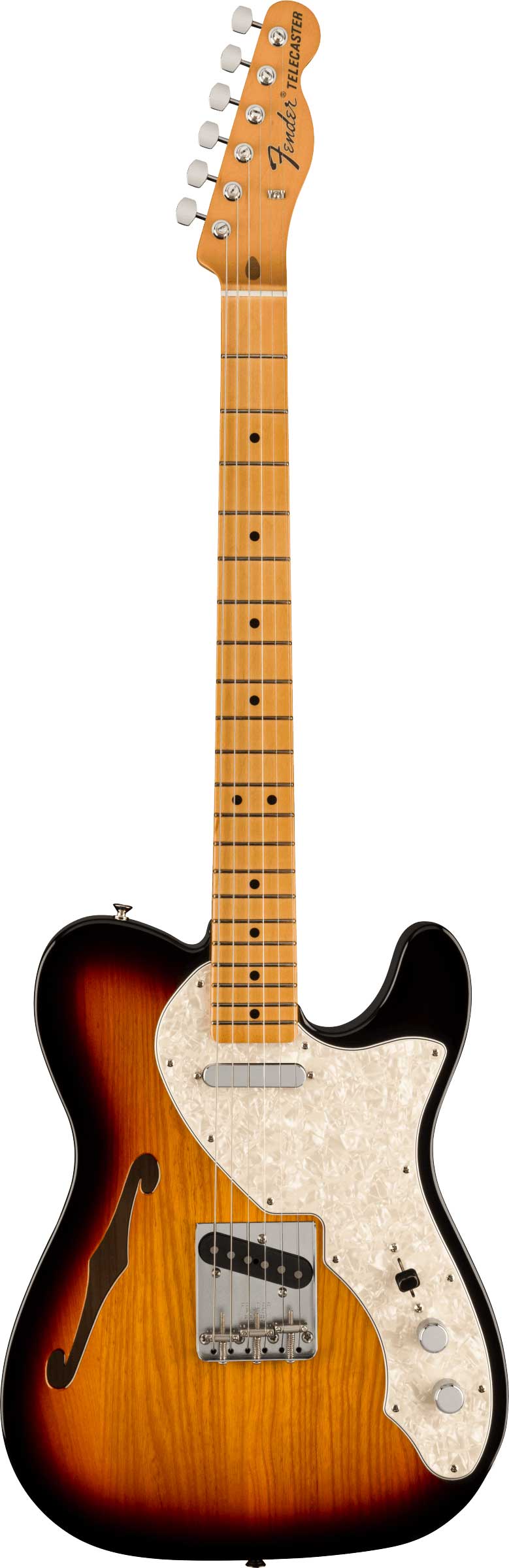 GUITARGUITAR Fender Vintera II 60s Telecaster Thinline Maple Fingerboard 3-Color Sunburst