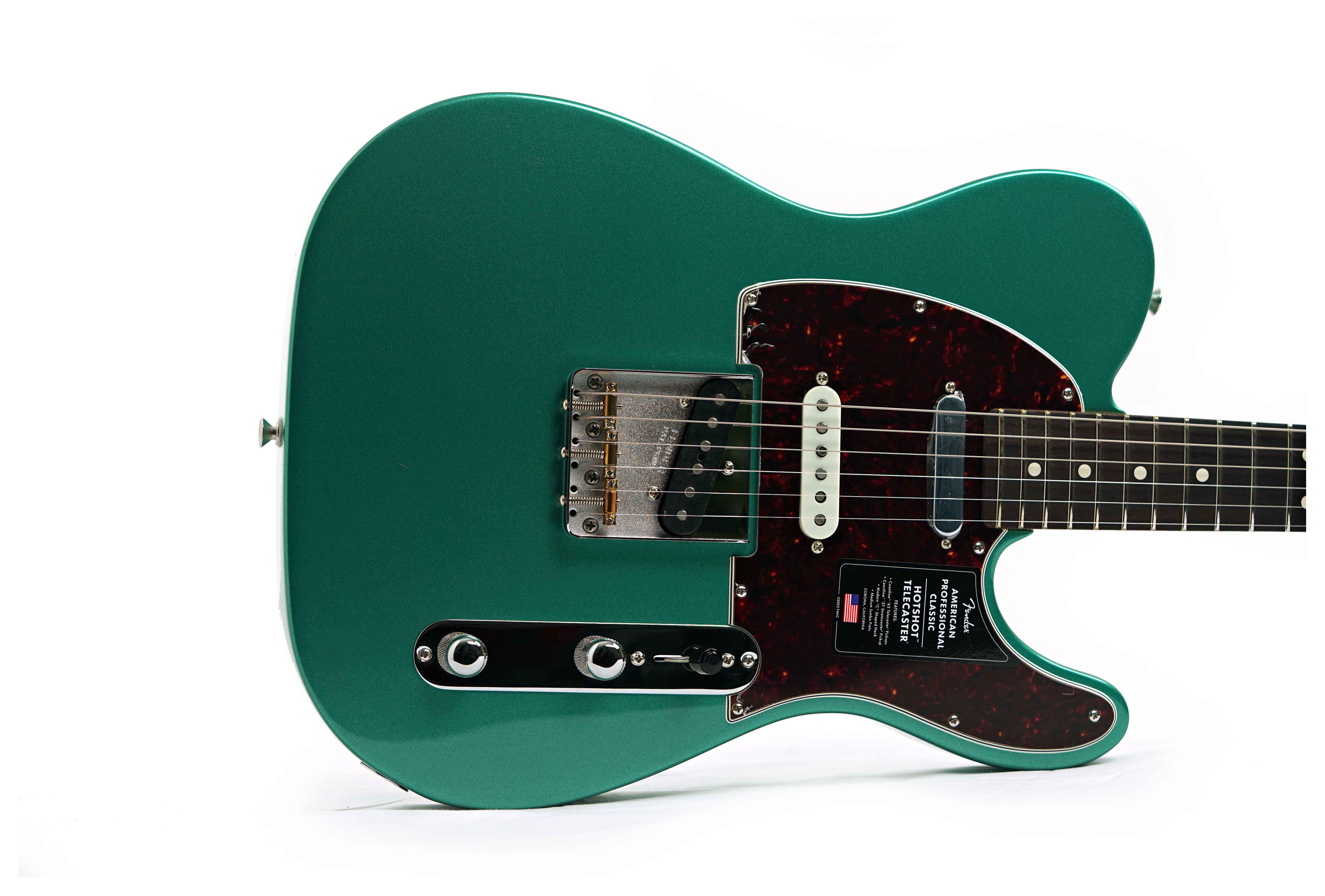 GUITARGUITAR Fender American Professional Classic Hotshot Telecaster SSS Faded Sherwood Green Metallic Rosewood Fingerboard #US25093555