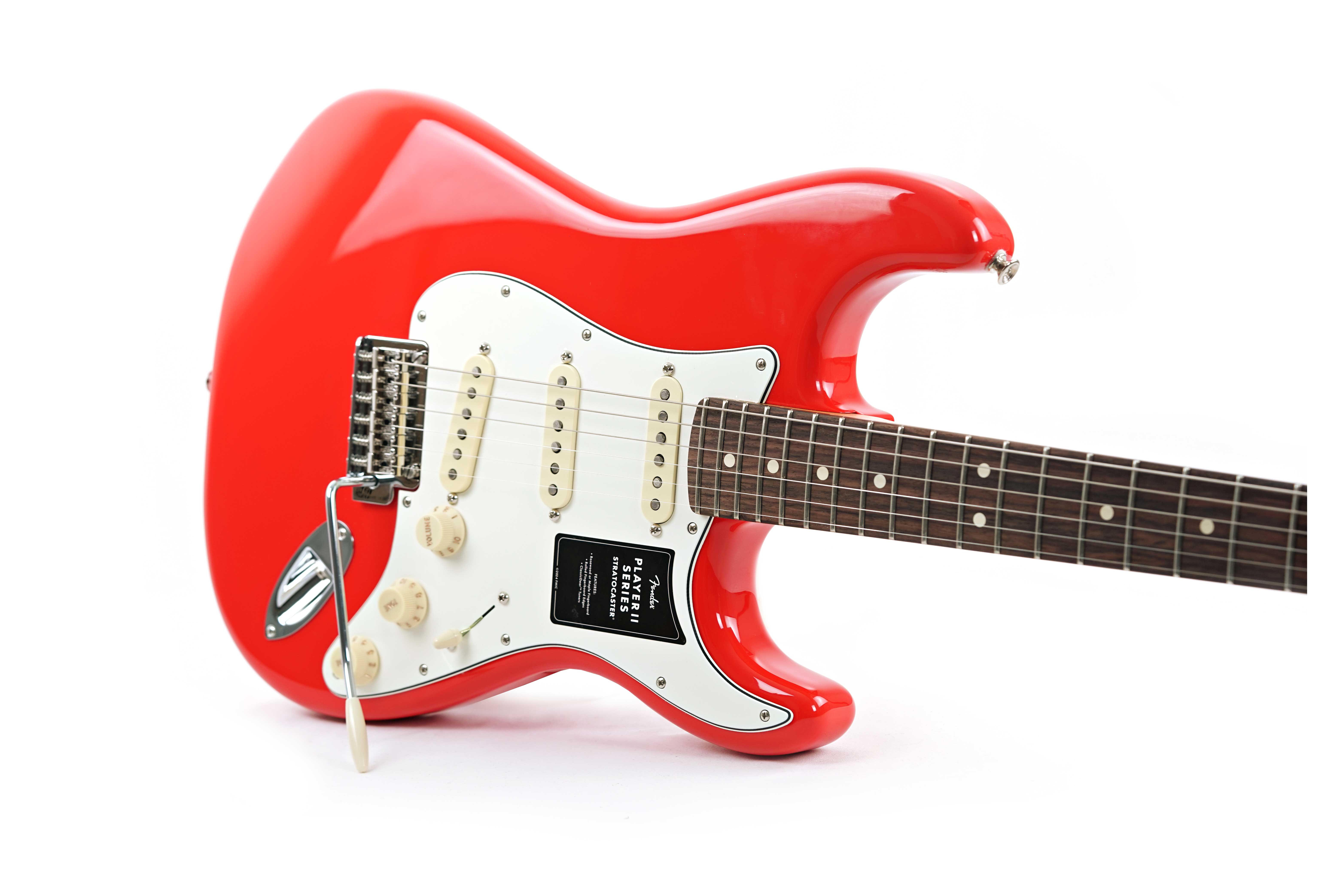 GUITARGUITAR Fender Player II Stratocaster Coral Red Rosewood Fingerboard