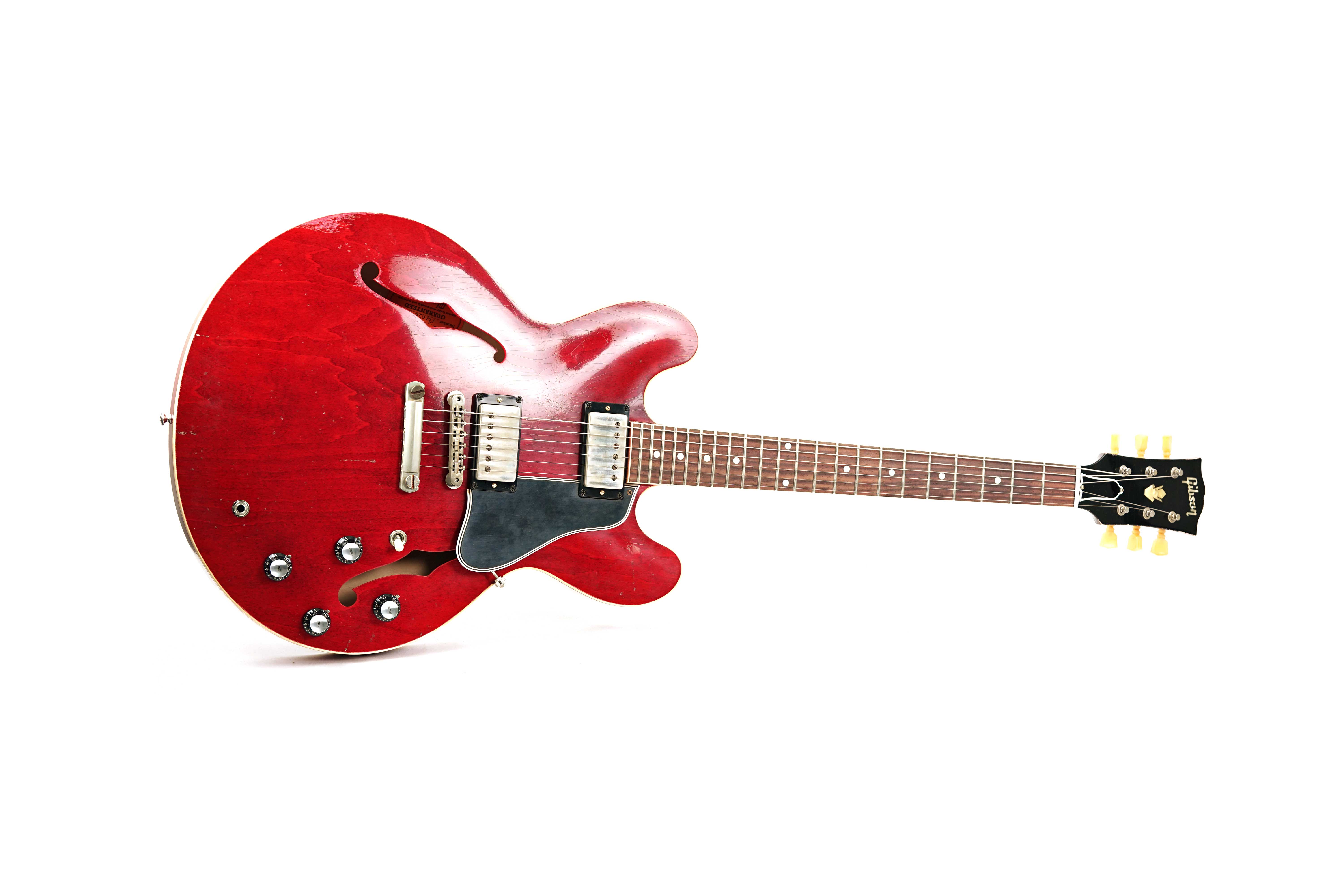 GUITARGUITAR Gibson Custom Shop 1961 ES-335 Reissue Heavy Aged 60s Cherry #121056