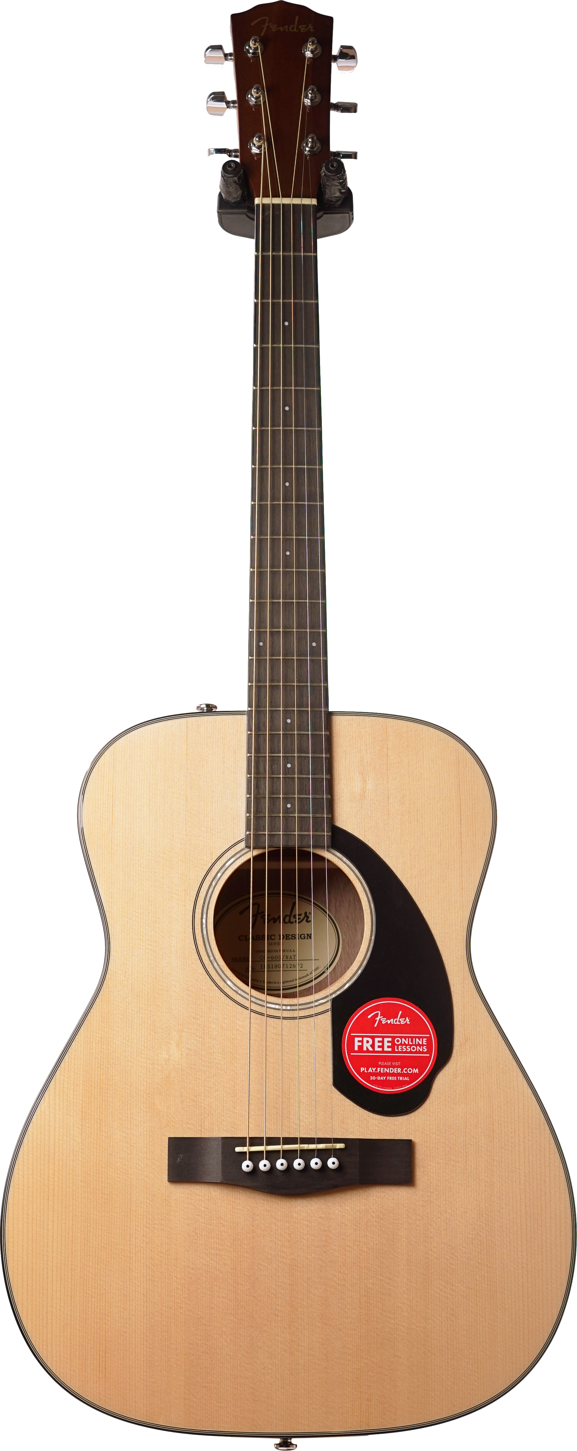 GUITARGUITAR Fender CC-60S Natural Walnut Fingerboard