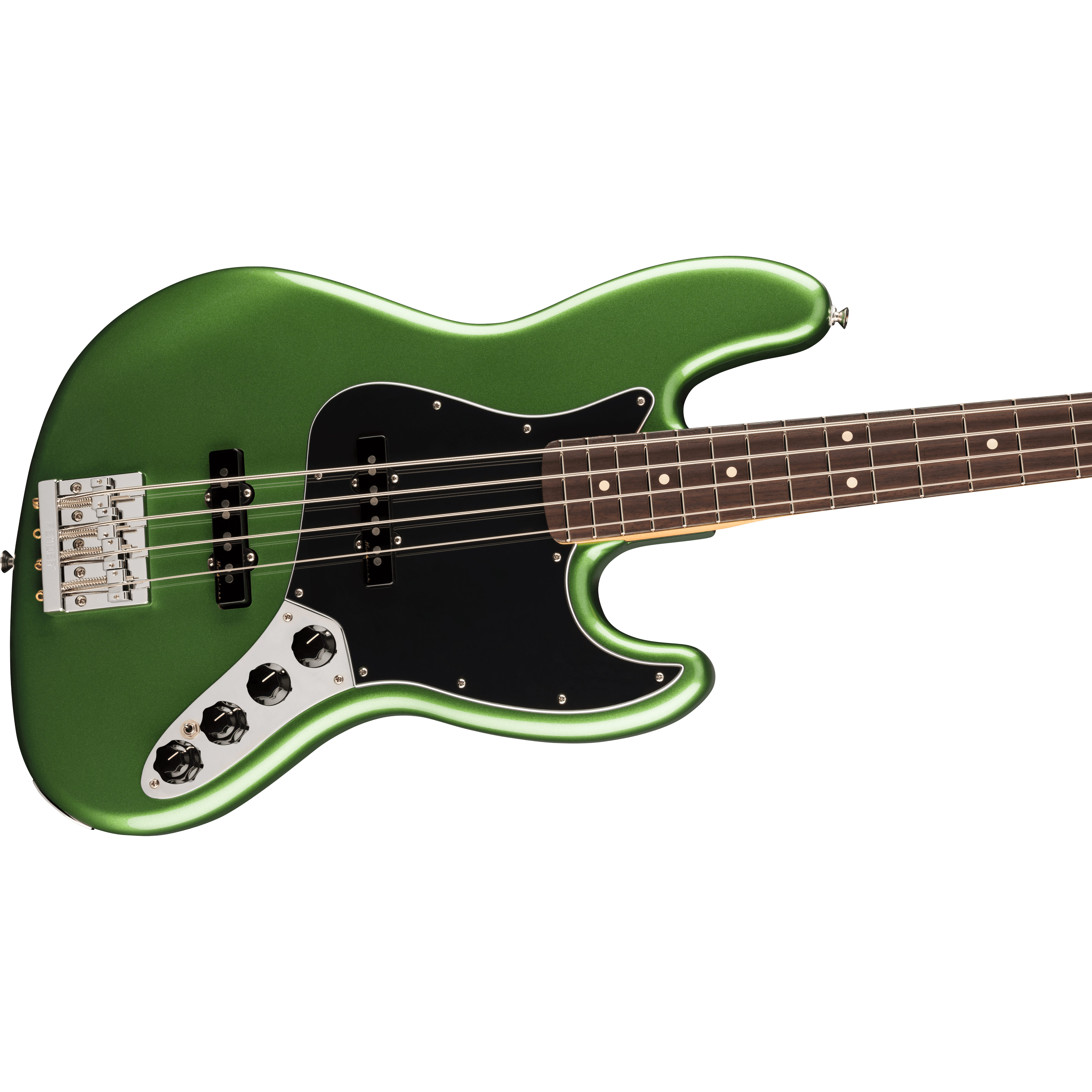 GUITARGUITAR Fender Player II Modified Active Jazz Bass Harvest Green Metallic Rosewood Fingerboard