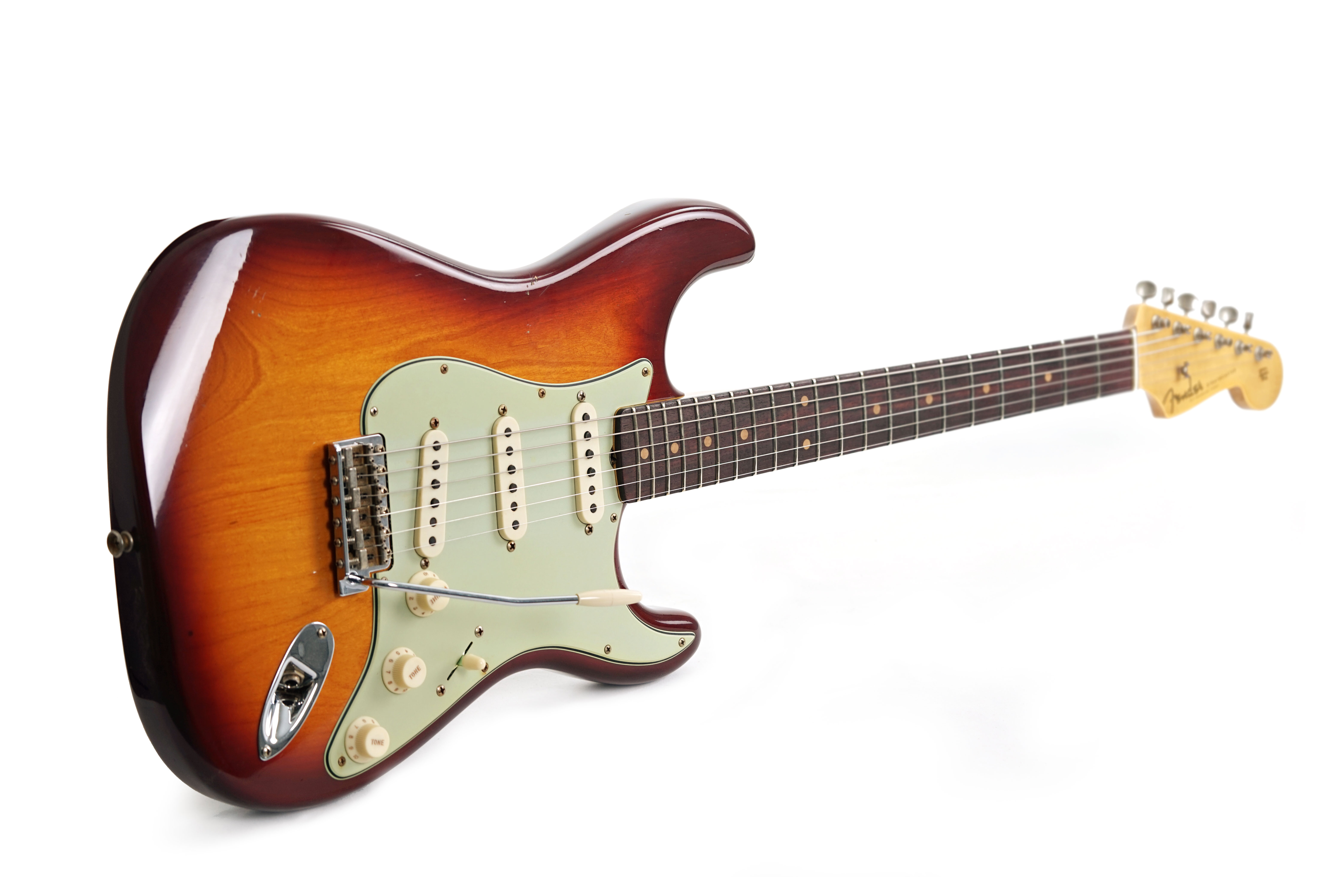 GUITARGUITAR Fender Custom Shop 1959 Collection Stratocaster Journeyman Relic Tobacco Burst Rosewood Fingerboard #CZ587036
