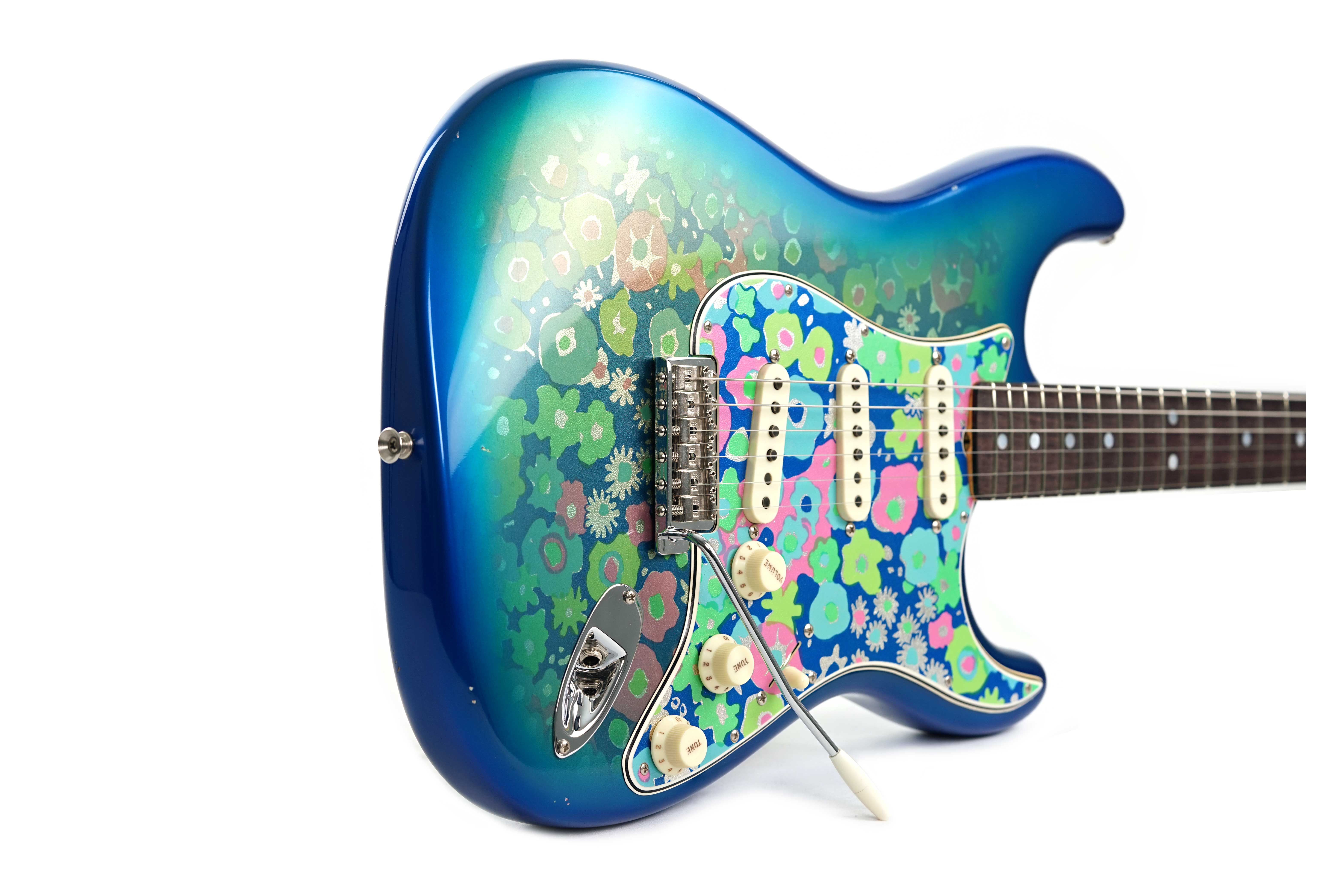 GUITARGUITAR Fender Custom Shop Limited Edition 1968 Stratocaster Jouneyman Relic Blue Flower #CZ585437