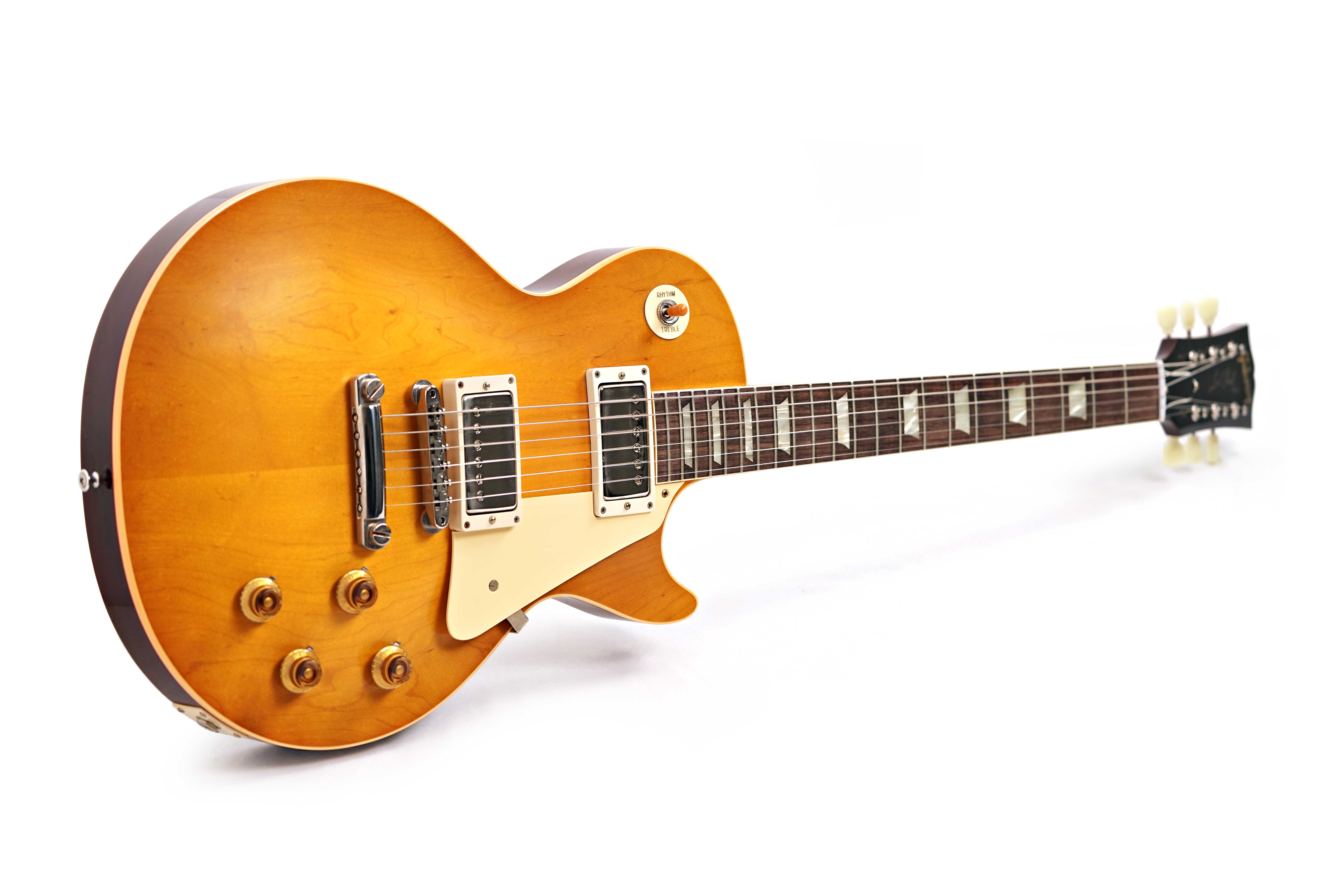 GUITARGUITAR Gibson Custom Shop 1958 Les Paul Standard Reissue Lemon Burst VOS #85144