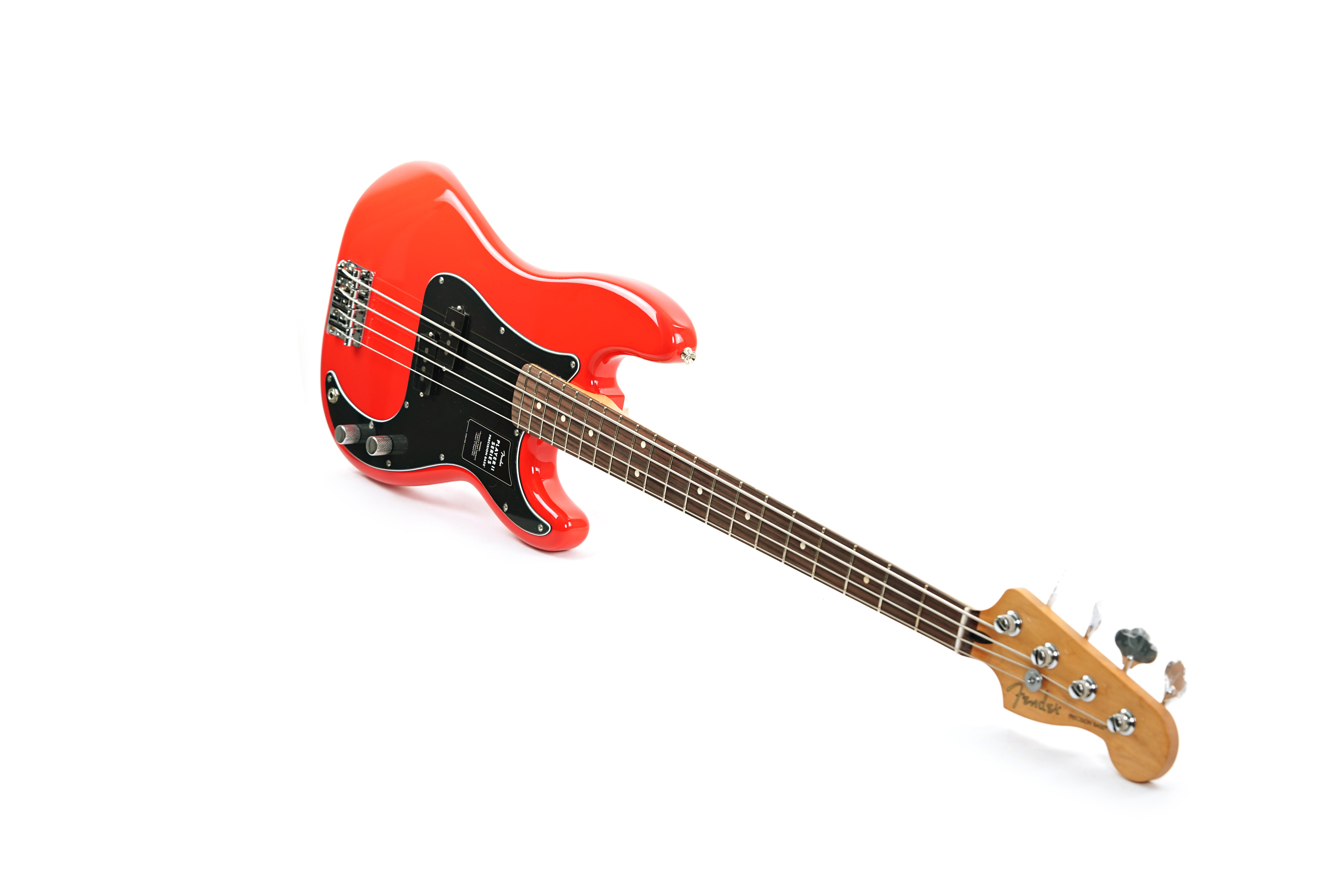 GUITARGUITAR Fender Player II Precision Bass Coral Red Rosewood Fingerboard