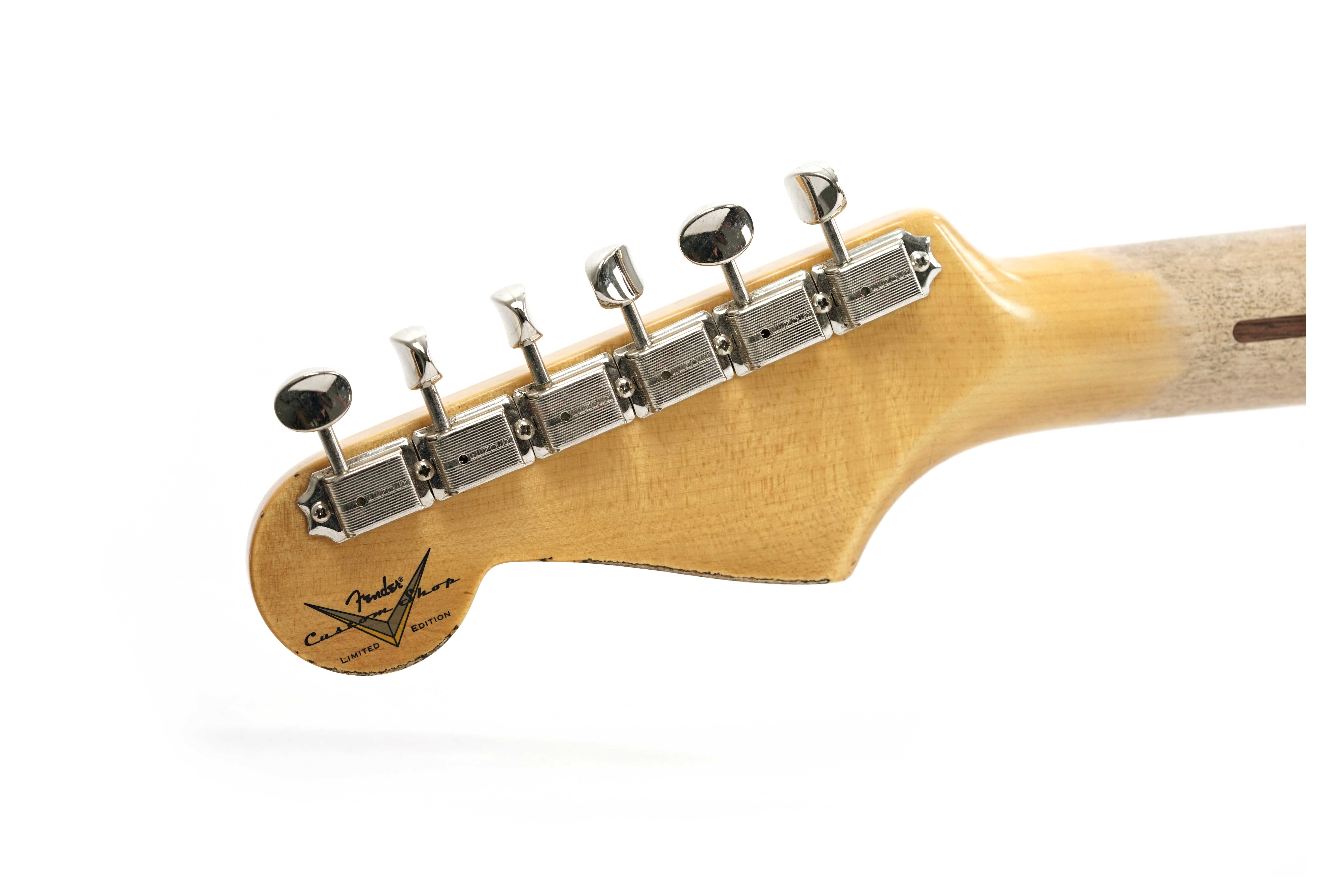 GUITARGUITAR Fender Custom Shop Limited Edition 1954 Stratocaster Relic Aged Black with Closet Classic Hardware #LXX0465