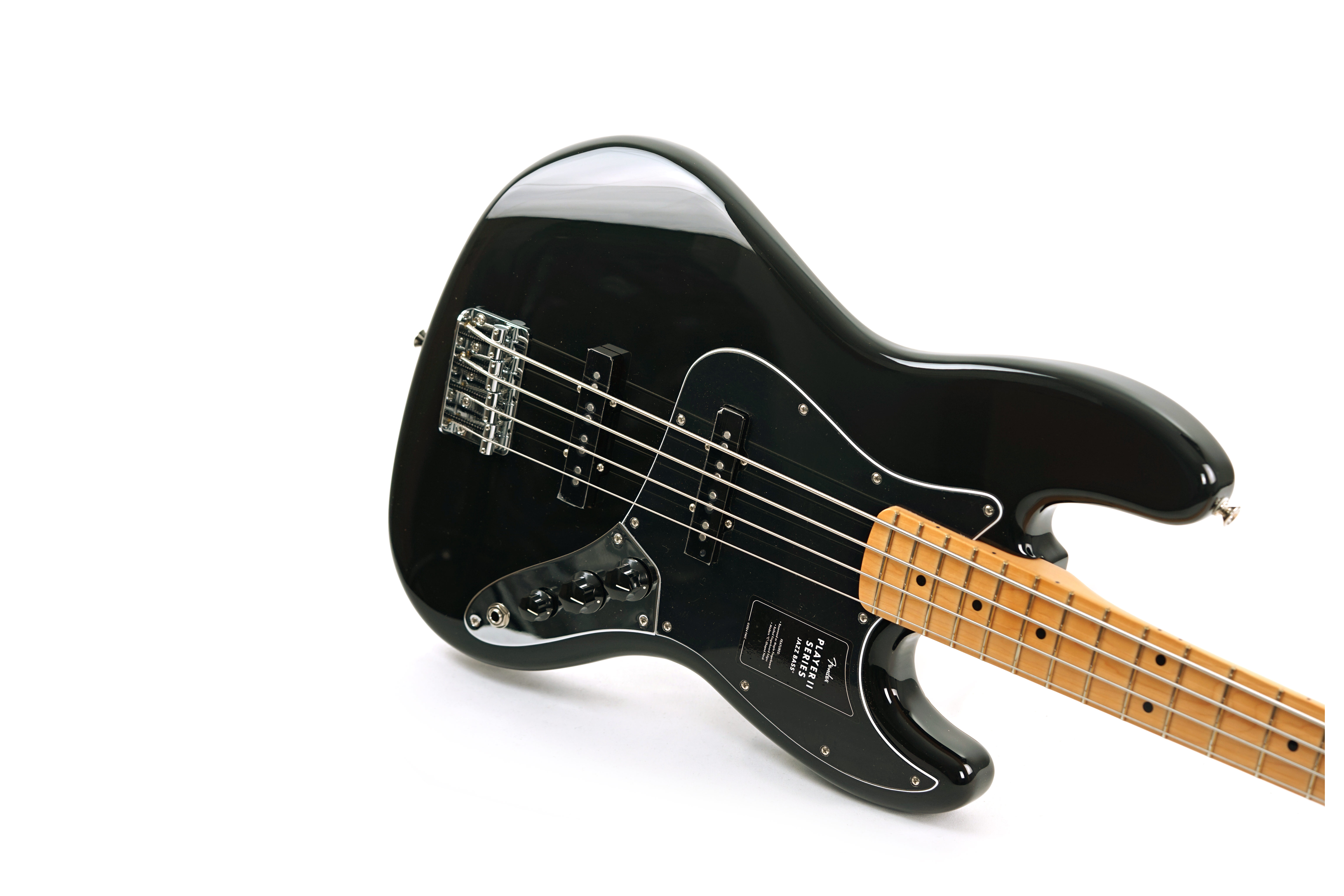 GUITARGUITAR Fender Player II Jazz Bass Black Maple Fingerboard