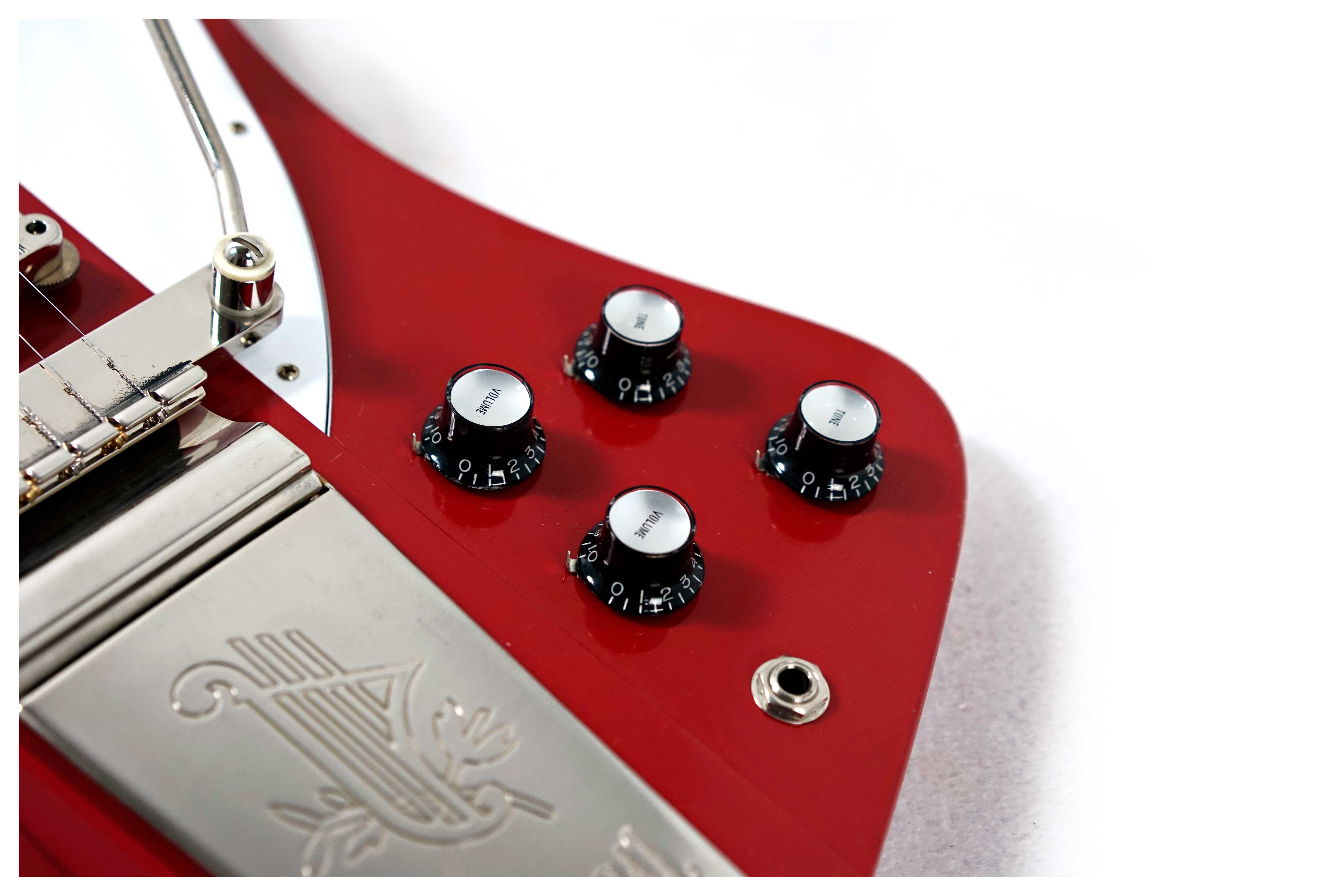 GUITARGUITAR Gibson Custom Shop 1963 Firebird V With Maestro Vibrola Light Aged Cardinal Red #304583