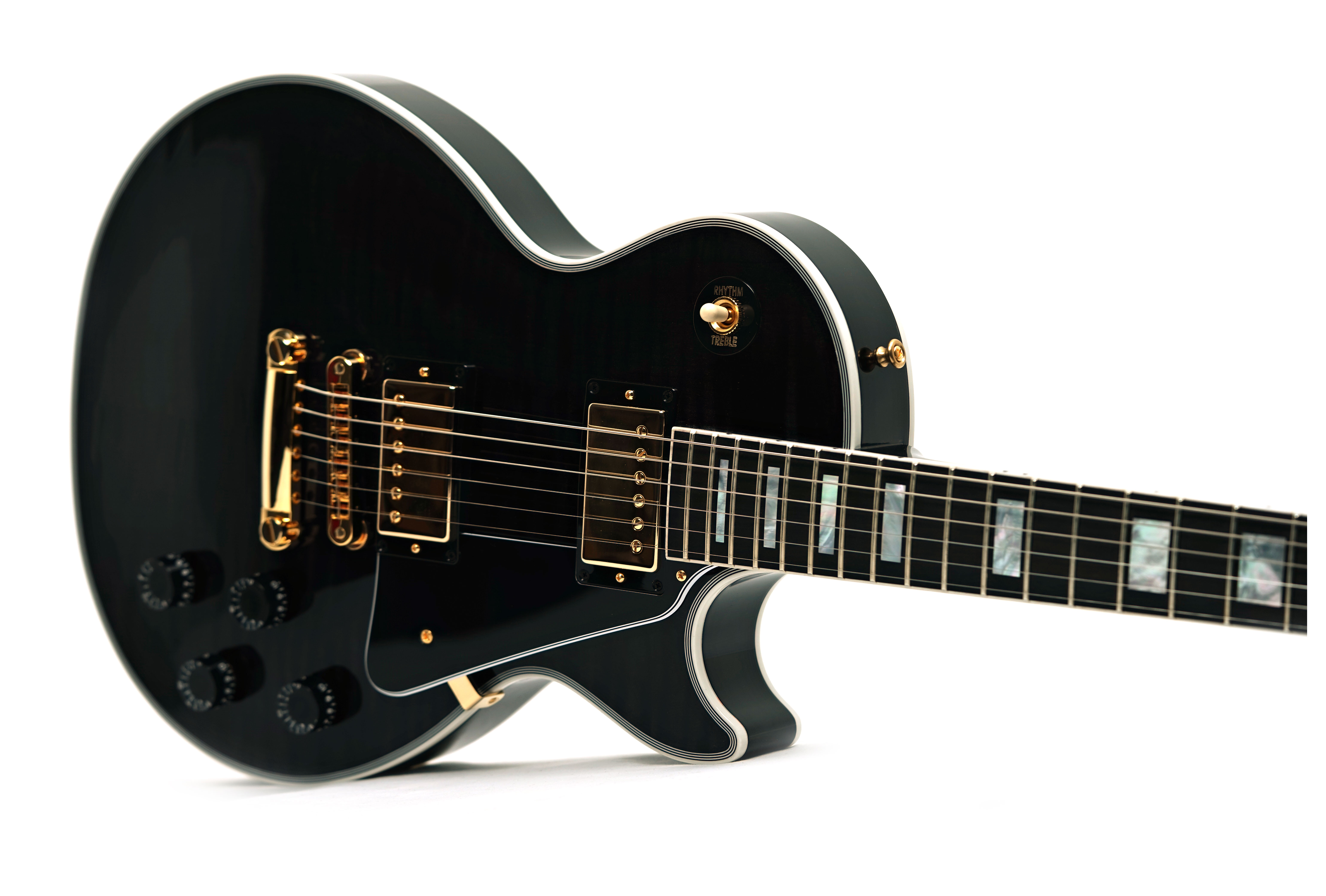 GUITARGUITAR Gibson Custom Shop Dealer Select Les Paul Custom Trans Black #CS502284