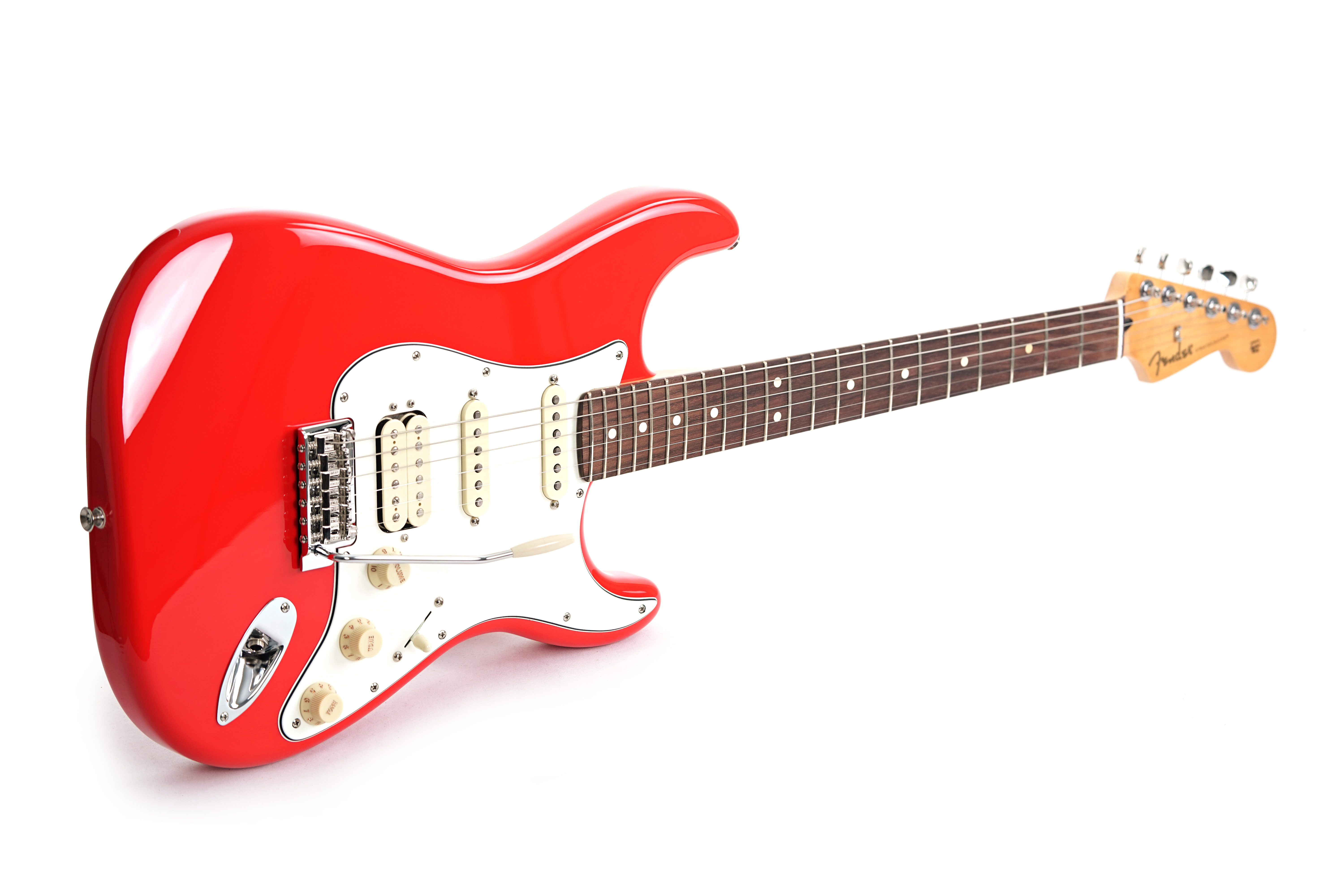 GUITARGUITAR Fender Player II Stratocaster HSS Rosewood Fingerboard Coral Red (Ex-Demo) #MXS24026314