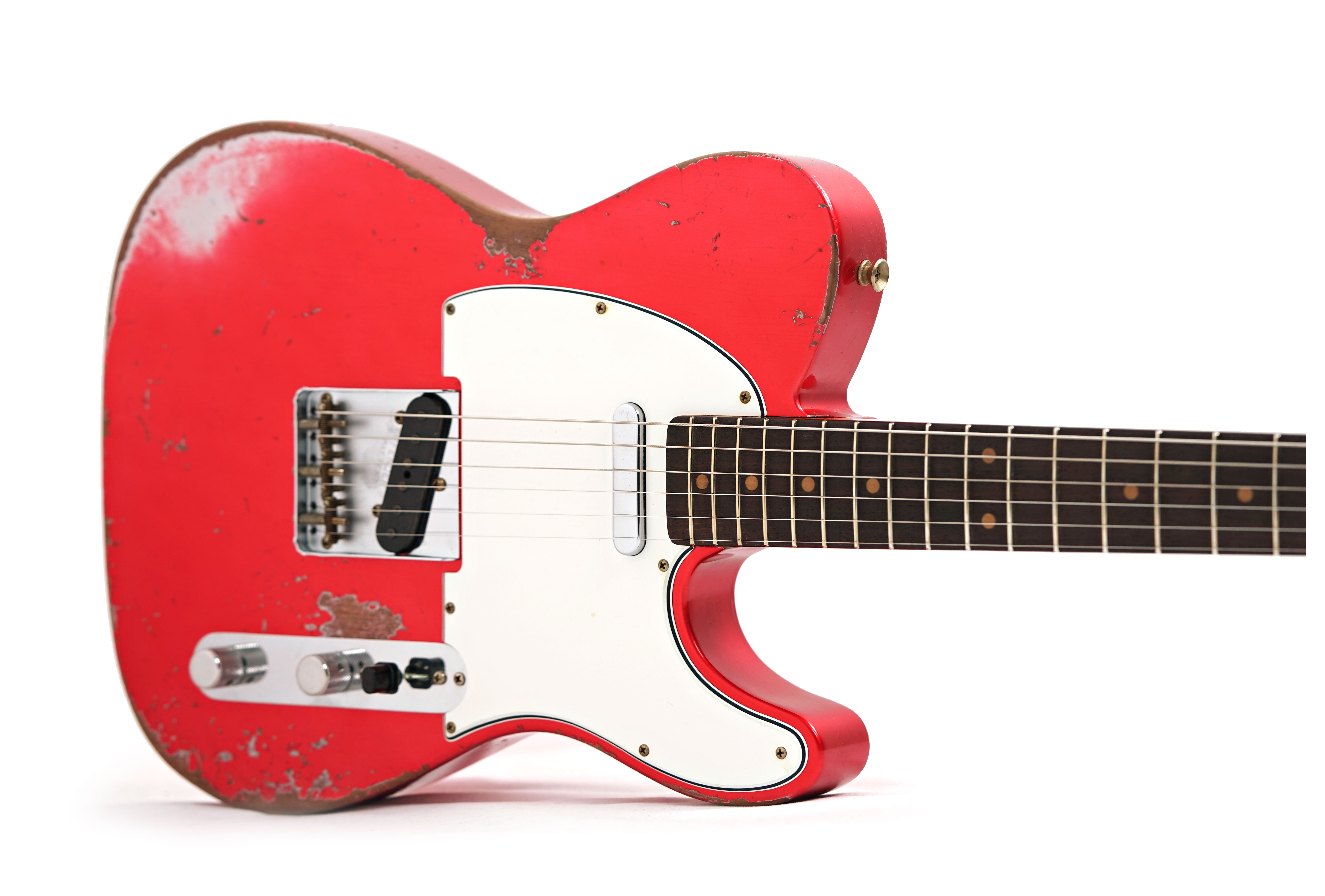 GUITARGUITAR Fender Custom Shop 1961 Telecaster Heavy Relic Faded Aged Candy Apple Red #CZ587863