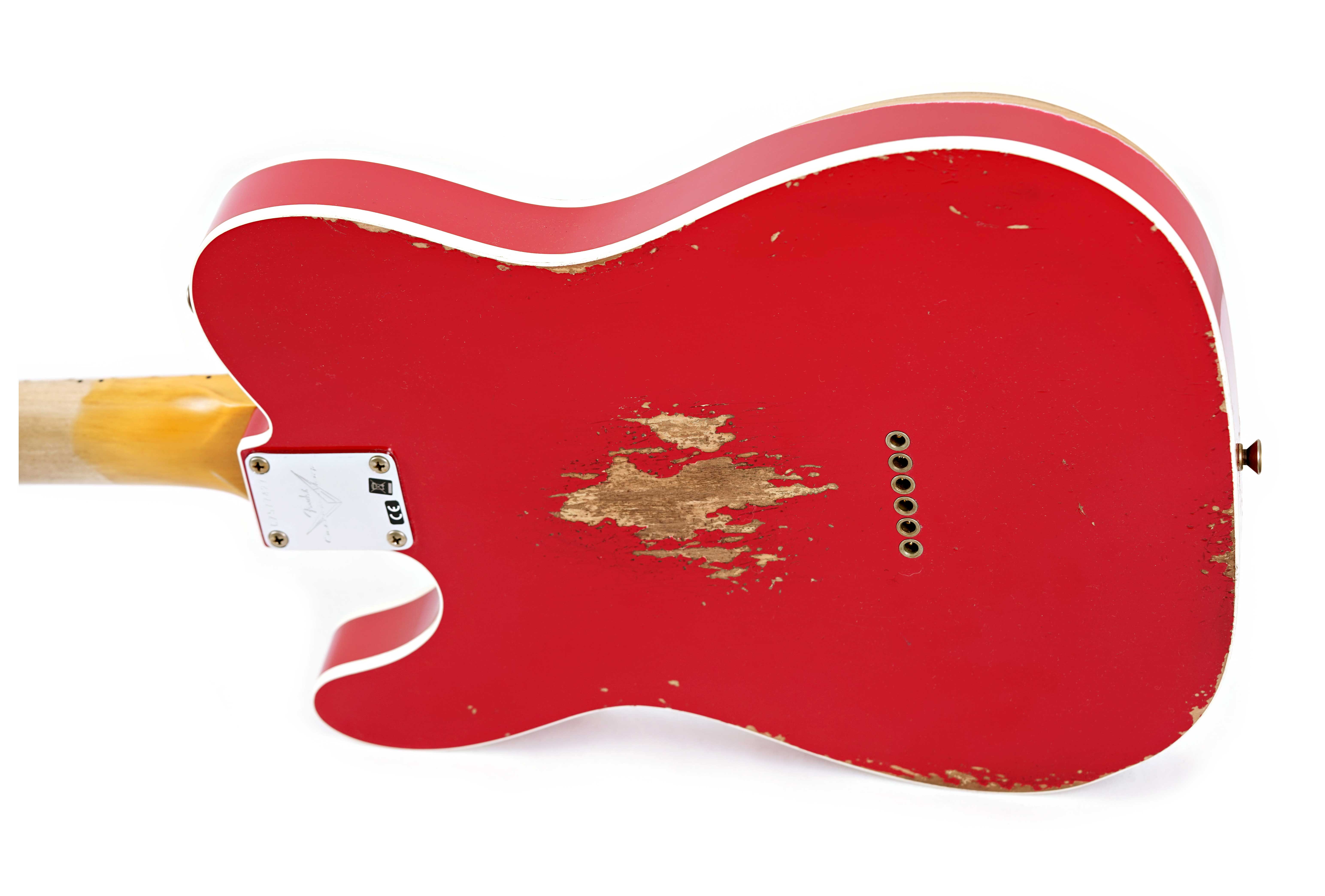 GUITARGUITAR Fender Custom Shop 1965 Telecaster Custom Heavy Relic Dakota Red Maple Fingerboard
