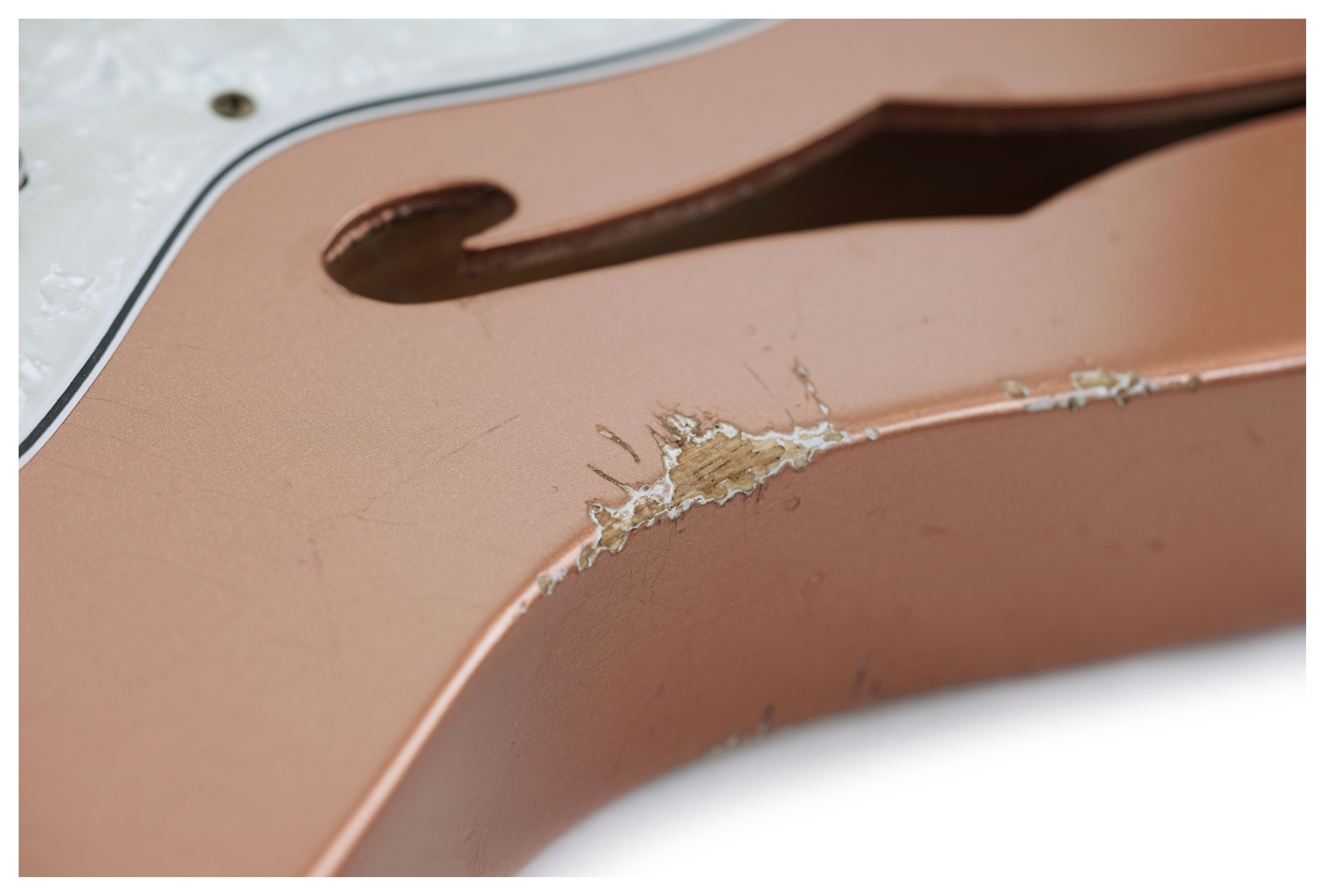 GUITARGUITAR Fender Custom Shop Bobbed Thinline Telecaster Copper Penny Relic