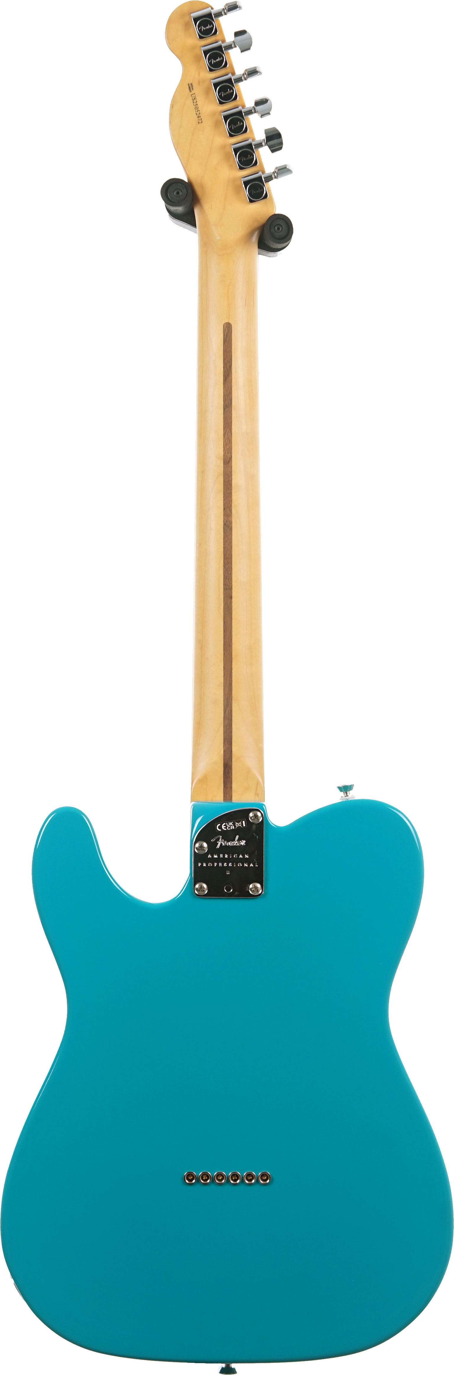 GUITARGUITAR Fender American Professional II Telecaster Miami Blue Maple Fingerboard #US25052472