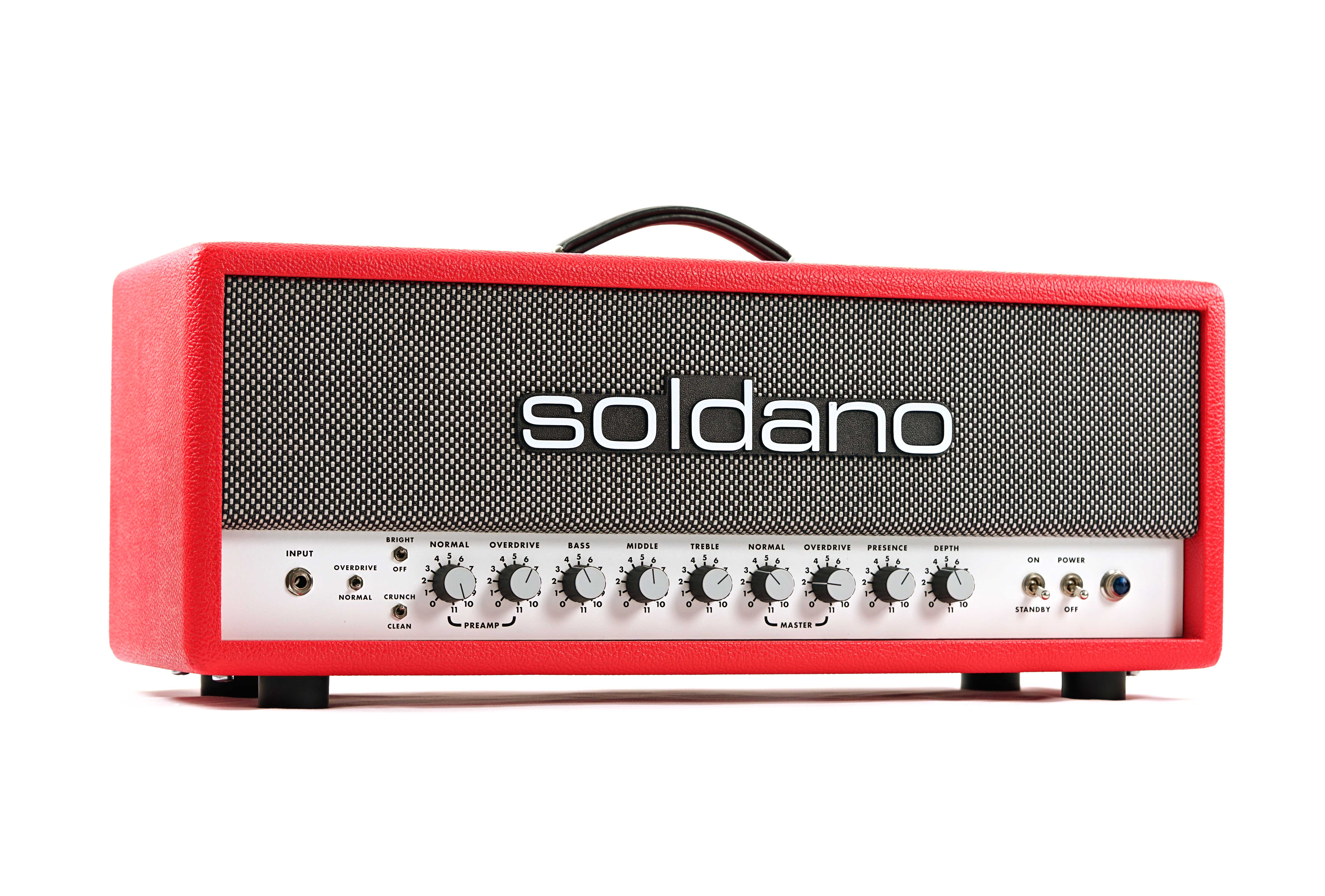 GUITARGUITAR Soldano SLO-100 Red Tolex Valve Amp Head