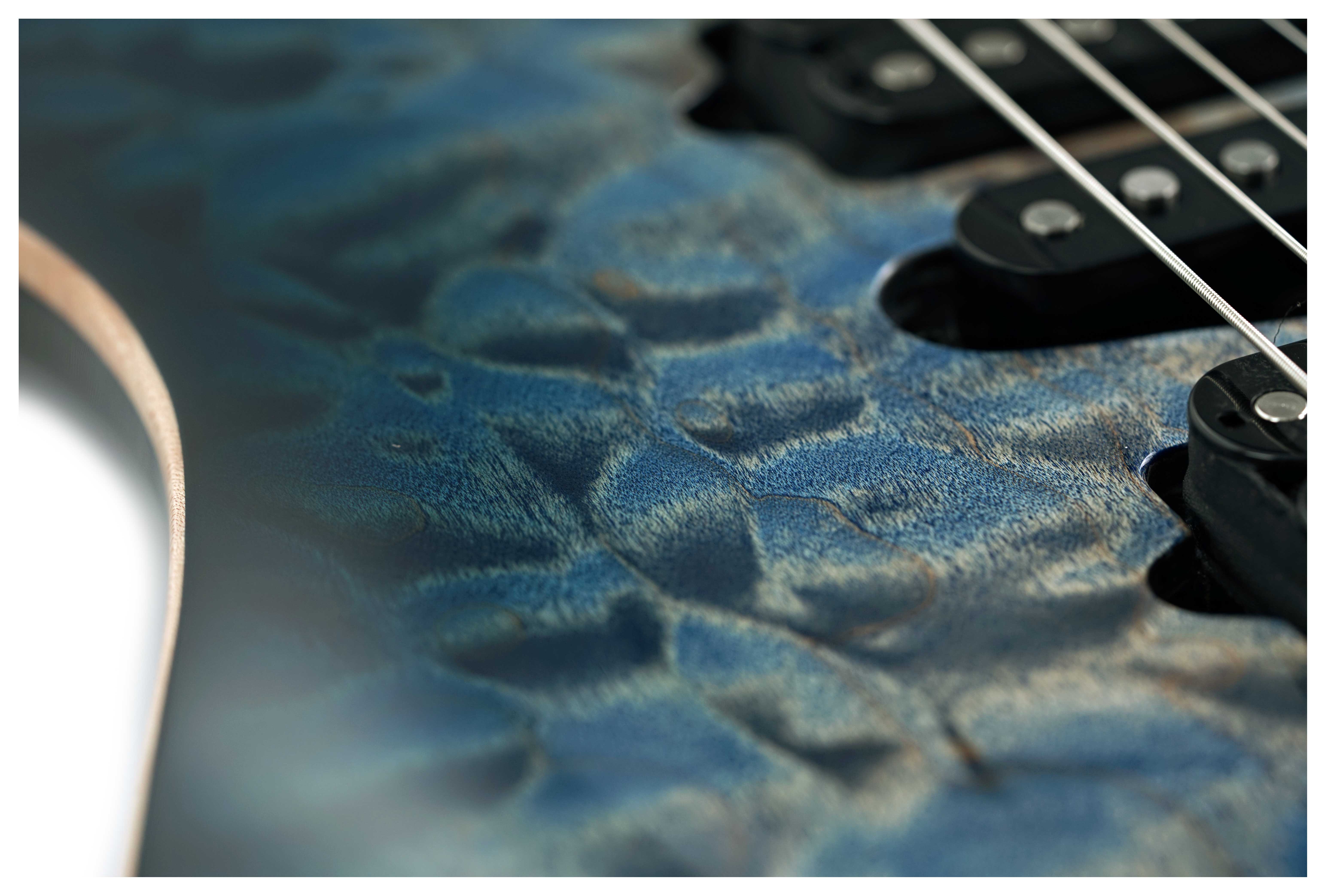 GUITARGUITAR Suhr Custom Modern Quilt Faded Trans Whale Blue Burst 73778