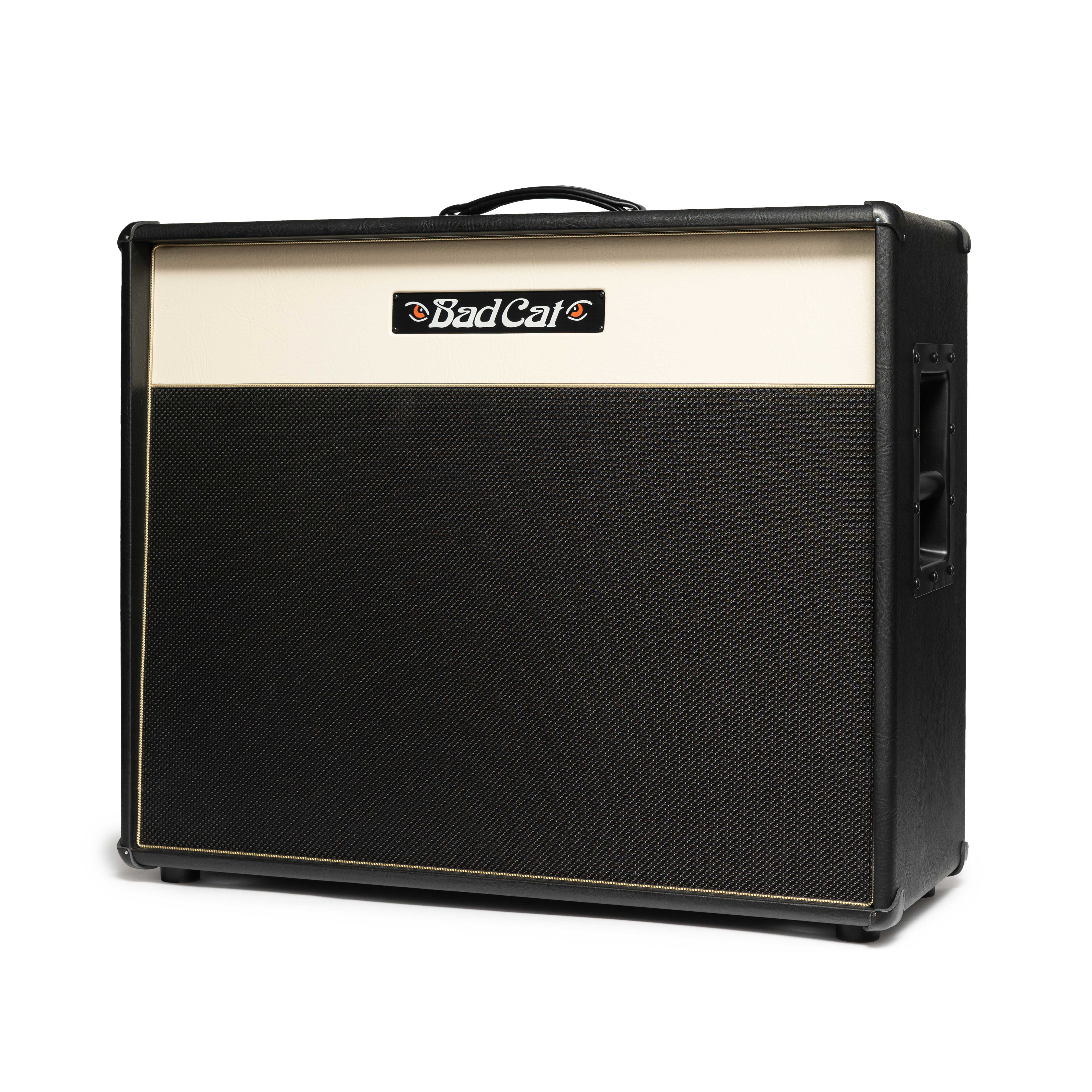 GUITARGUITAR Bad Cat Era 2x12 Extension Guitar Cabinet Open Back Cream