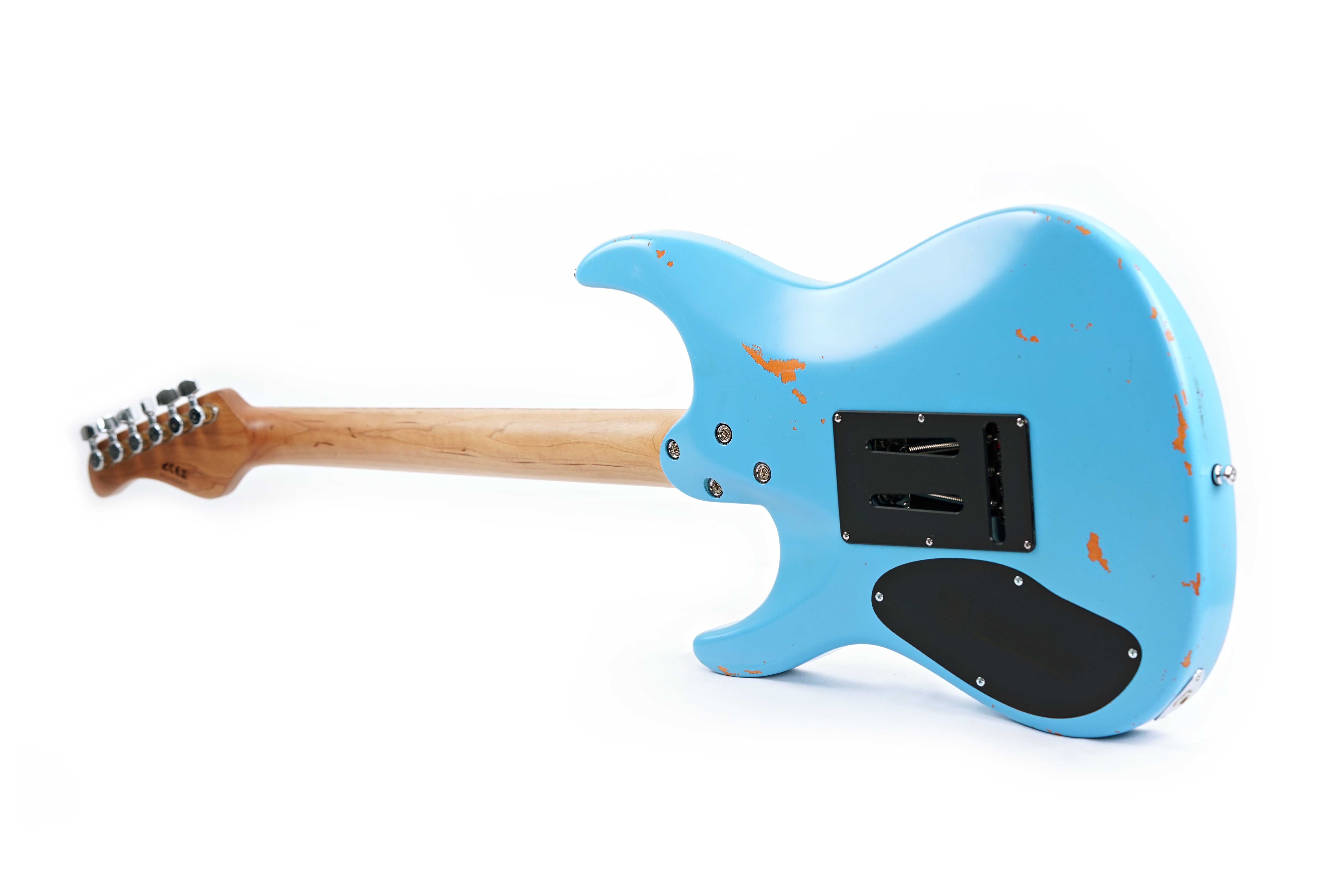 GUITARGUITAR Mayones Aquila Aged V24 6 Monolith Daphne Blue #AQ2405427