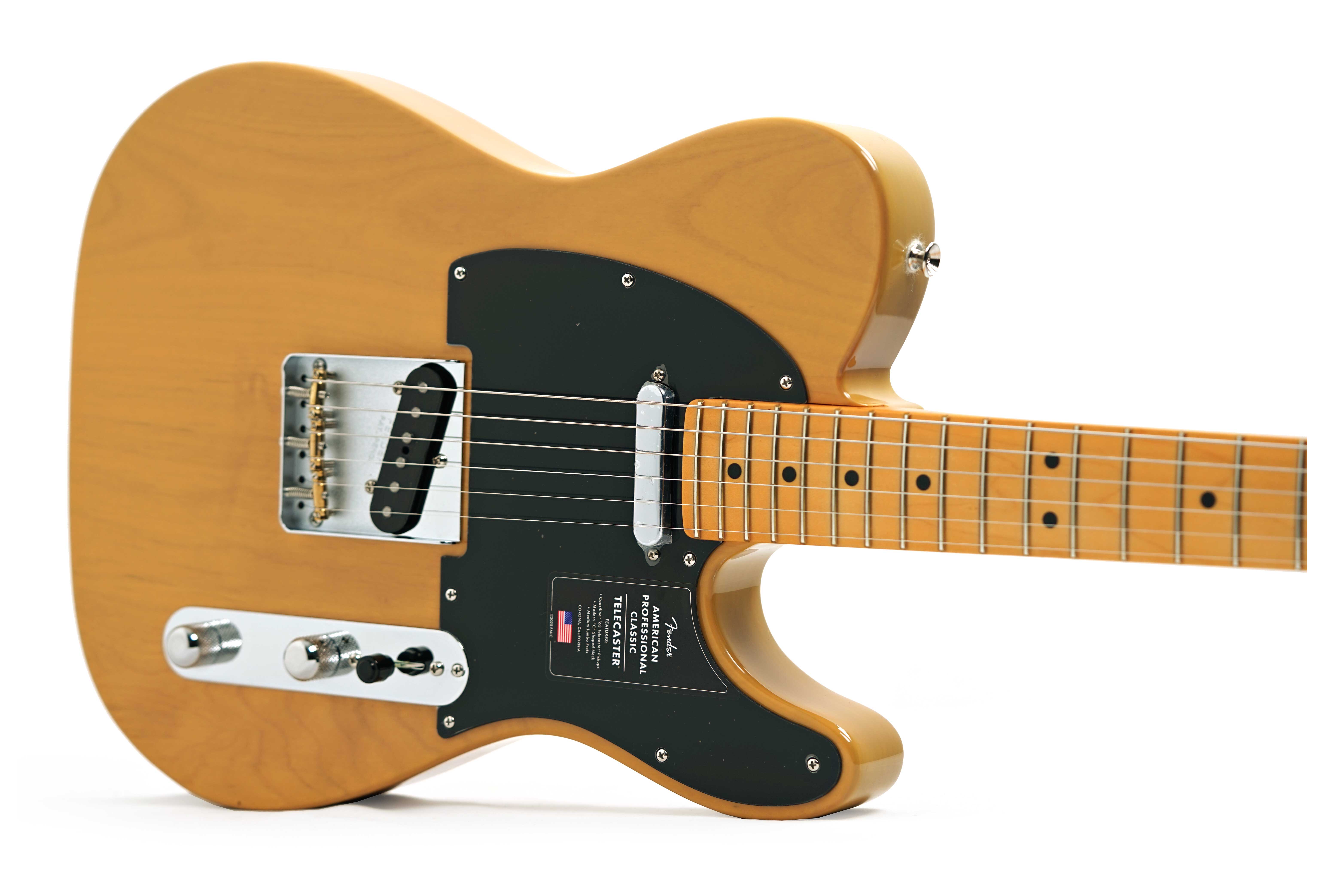 GUITARGUITAR Fender American Professional Classic Telecaster Butterscotch Blonde Maple Fingerboard #US25096093