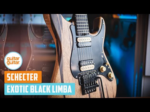 GUITARGUITAR Schecter Sun Valley Super Shredder Exotic Black Limba Left Handed