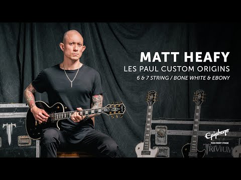 GUITARGUITAR Epiphone Matt Heafy Origins Les Paul Custom 7-String Ebony