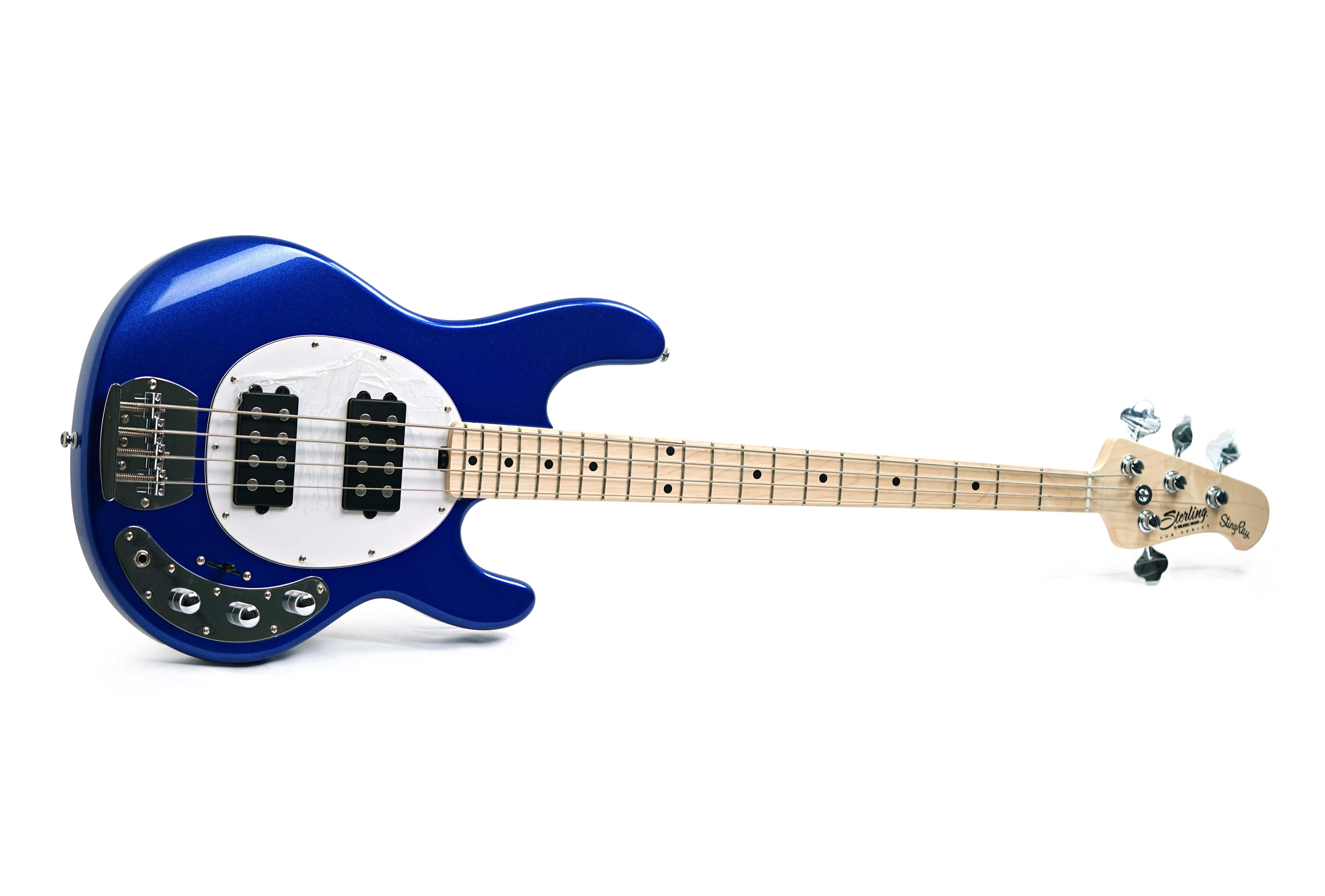 GUITARGUITAR Music Man Sterling SUB Series StingRay HH RAY4HH Cobra Blue