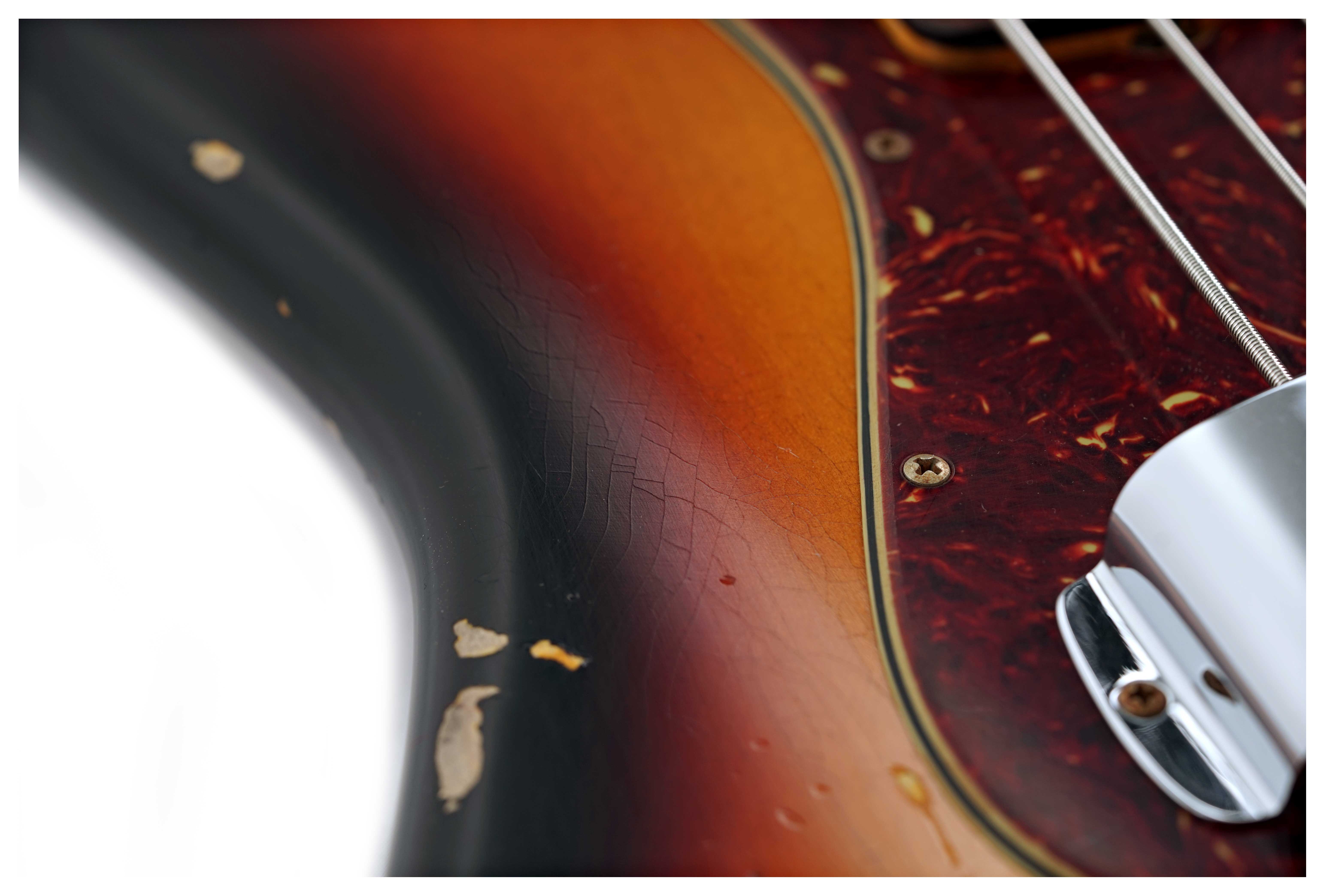GUITARGUITAR Fender Custom Shop 62 Jazz Bass Relic 3-Color Sunburst #CZ572525