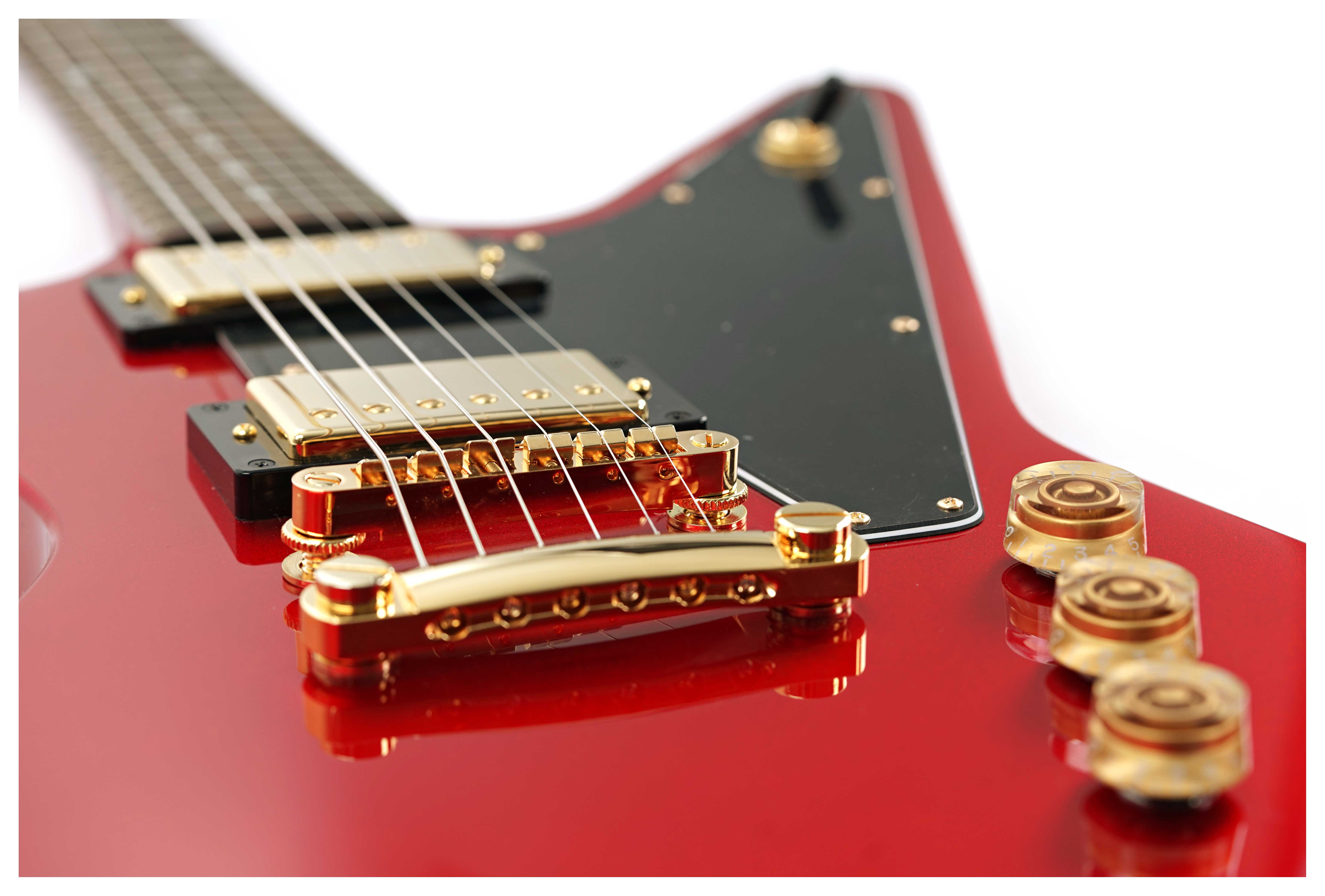 GUITARGUITAR Epiphone Explorer Ruby Red Metallic UK Exclusive