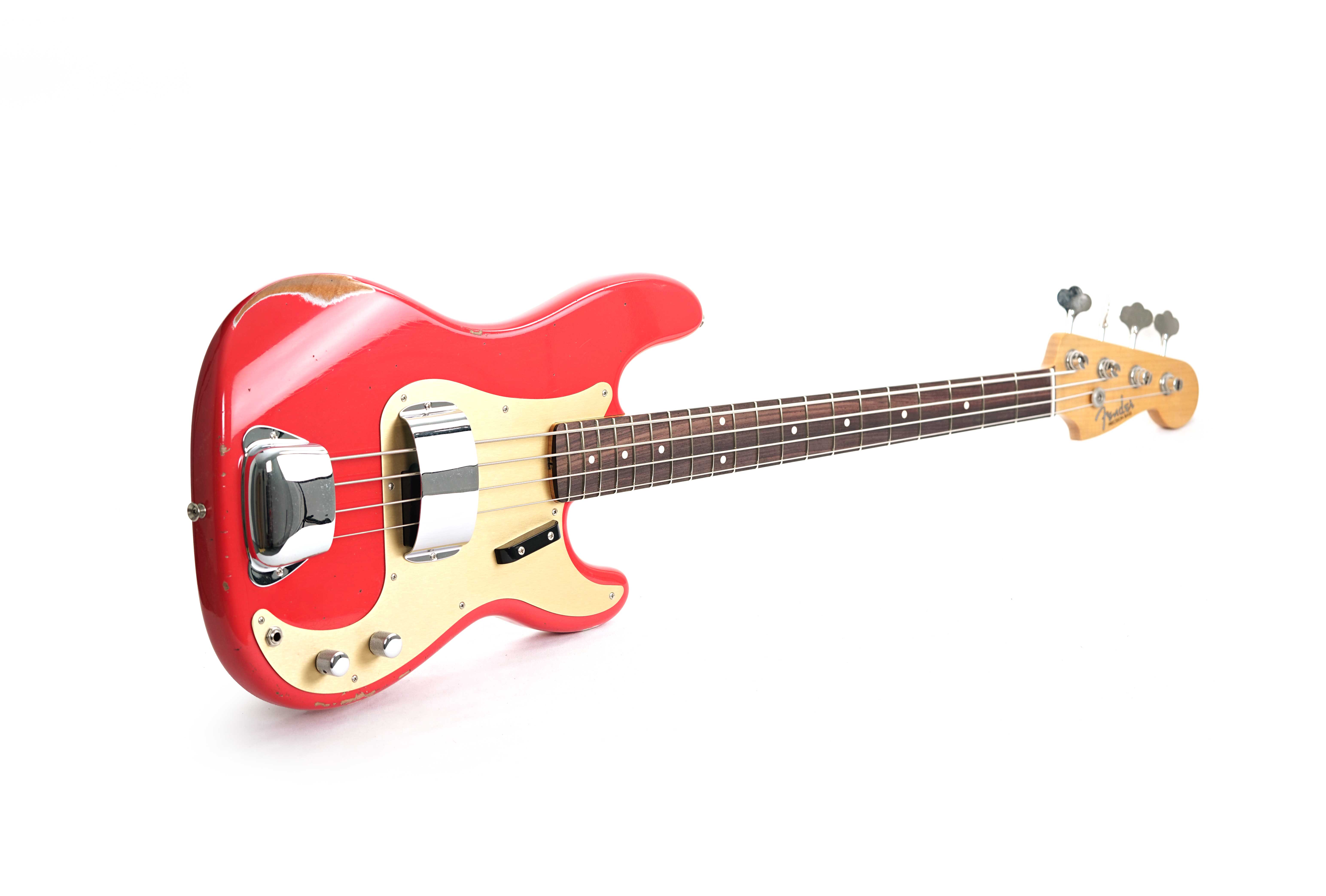 GUITARGUITAR Fender Custom Shop 1960 Precision Bass Relic with Closet Classic Hardware Fiesta Red #R139330