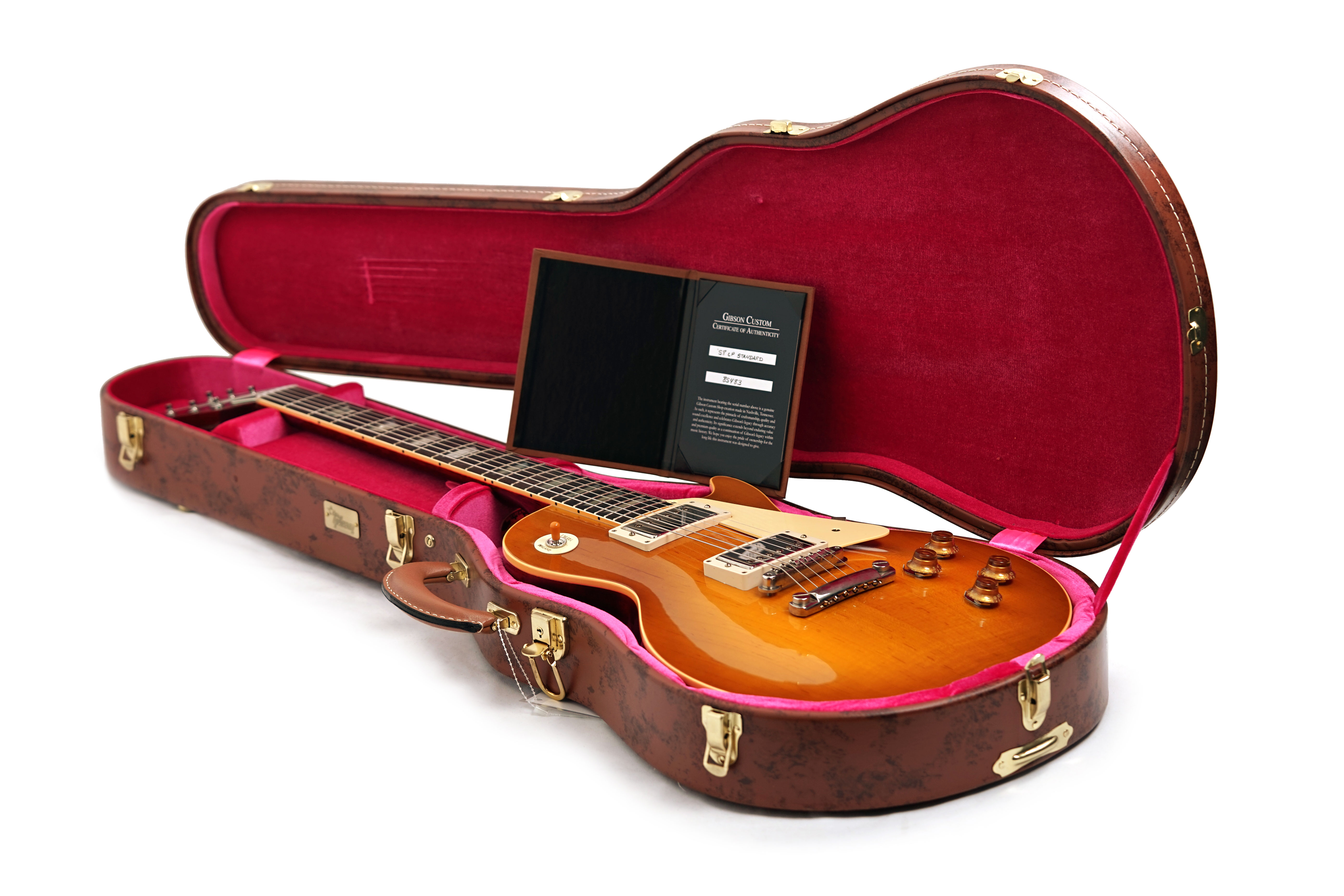 GUITARGUITAR Gibson Custom Shop 1958 Les Paul Standard Reissue Lemon Burst VOS #85483