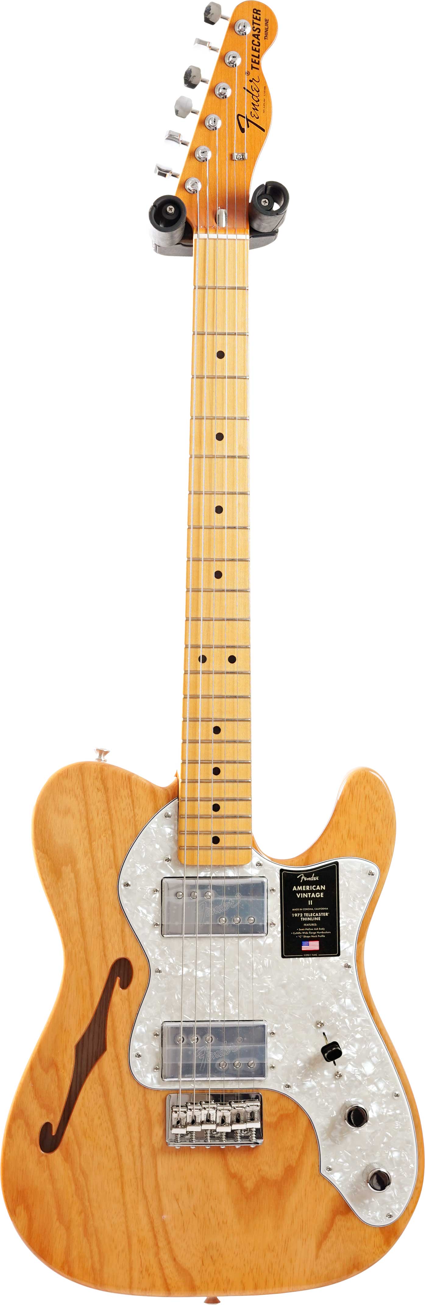 GUITARGUITAR Fender American Vintage II 1972 Telecaster Thinline Maple Fingerboard Aged Natural #V15936