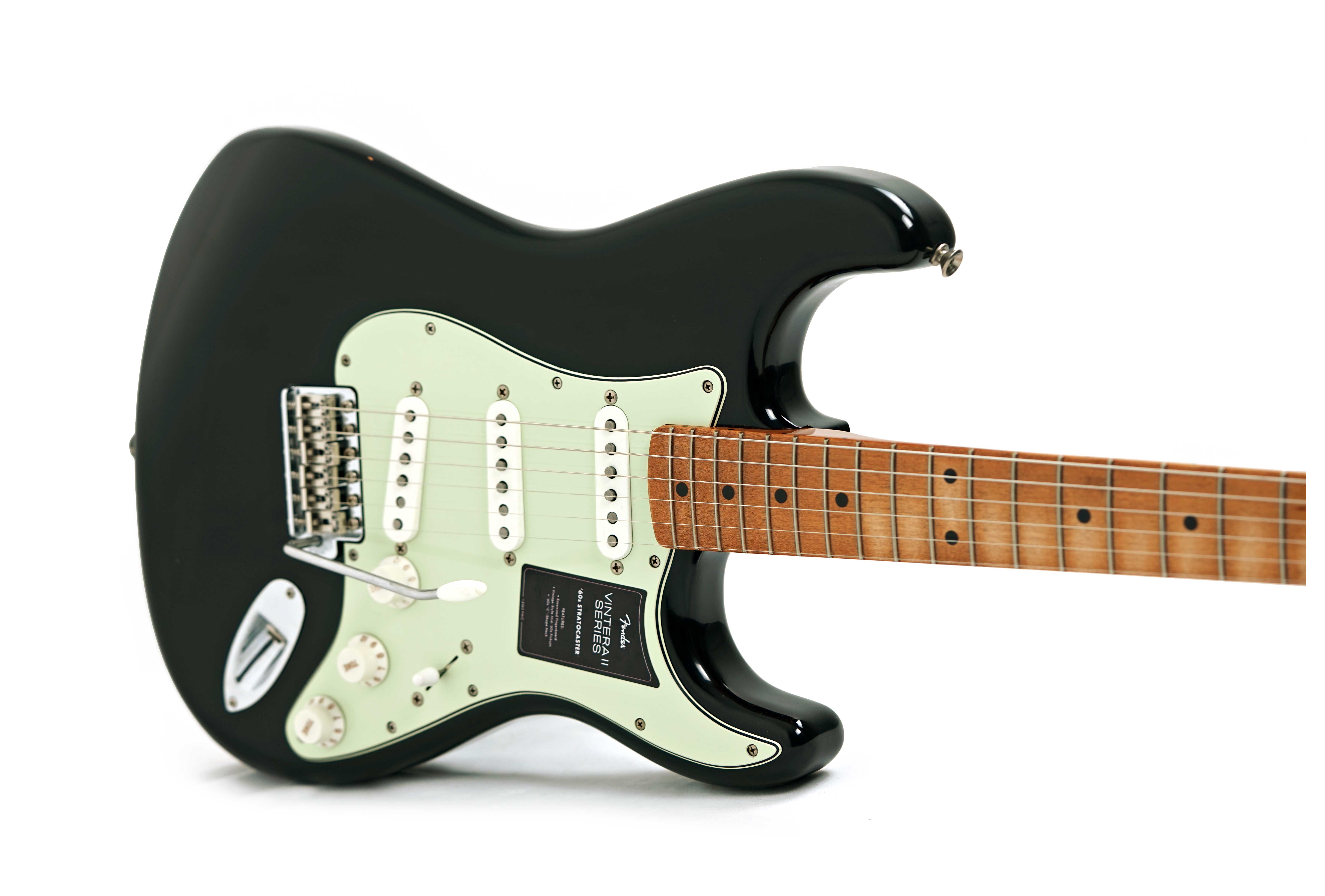 GUITARGUITAR Fender Limited Edition Vintera II Roadworn 60s Stratocaster Black Maple Fingerboard #MX25089022