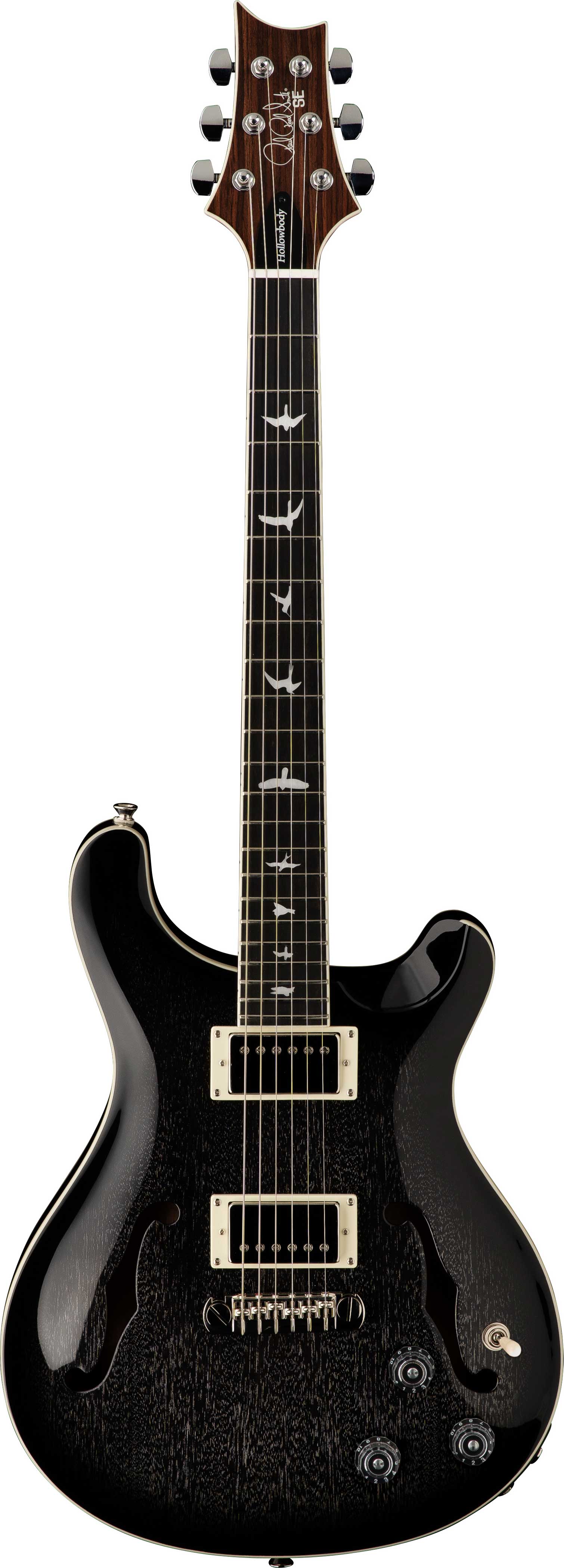 GUITARGUITAR PRS SE Hollowbody Standard Piezo Dog Hair Smokeburst