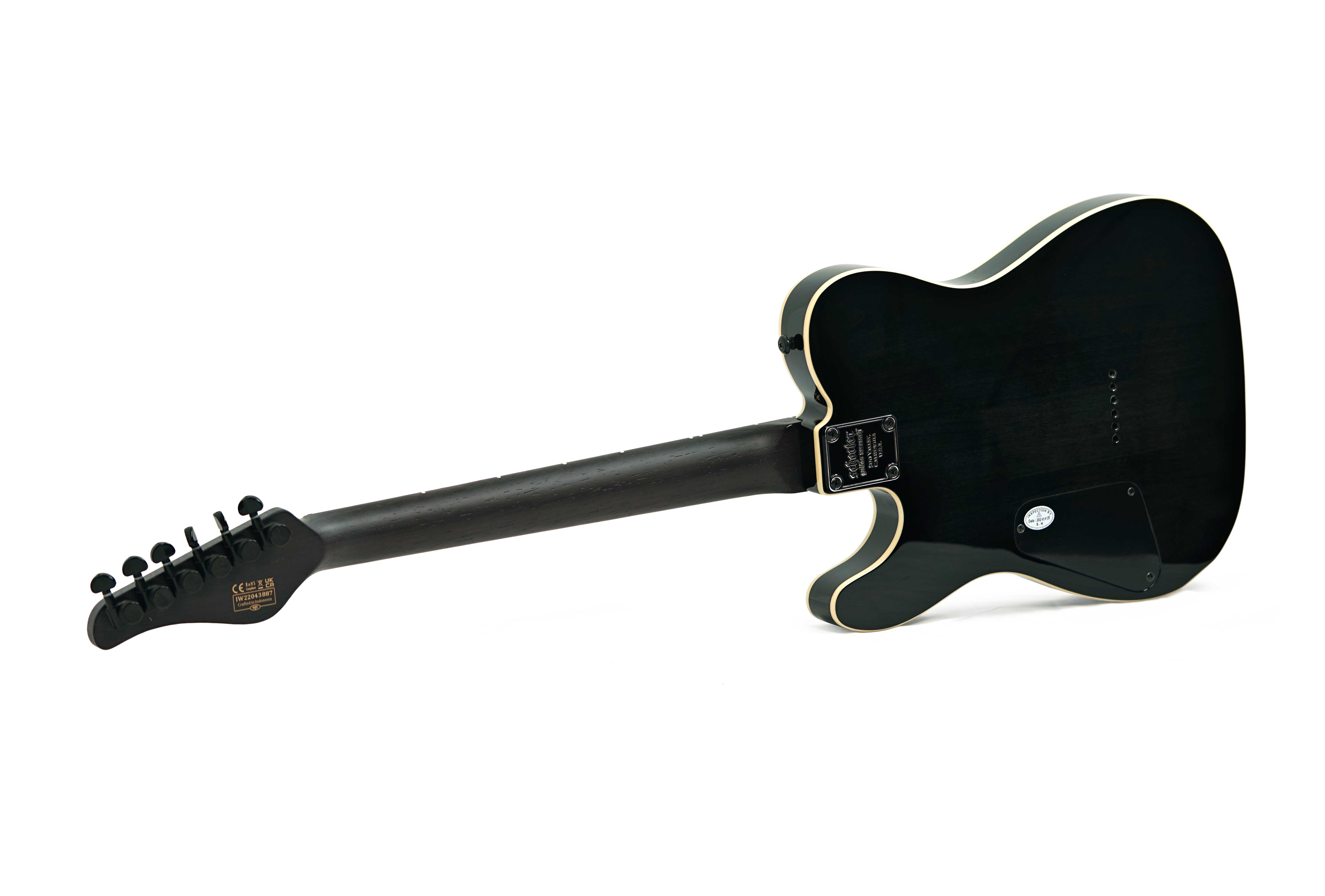 GUITARGUITAR Schecter PT Pro Trans Black Burst Wenge Neck