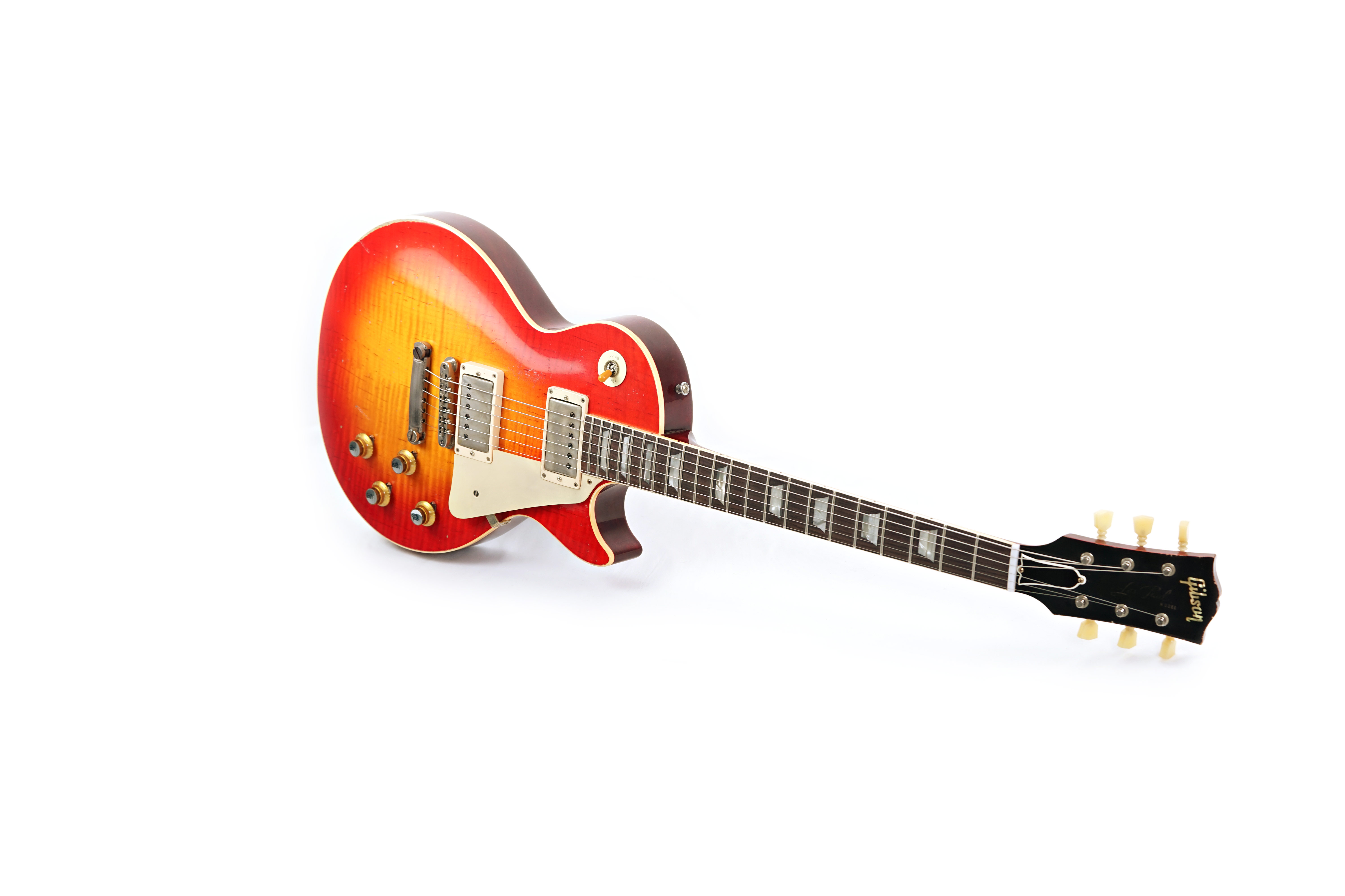 GUITARGUITAR Gibson Custom Shop 60s Les Paul Standard M2M Tomato Soup Burst Murphy Lab Heavy Aged #04327