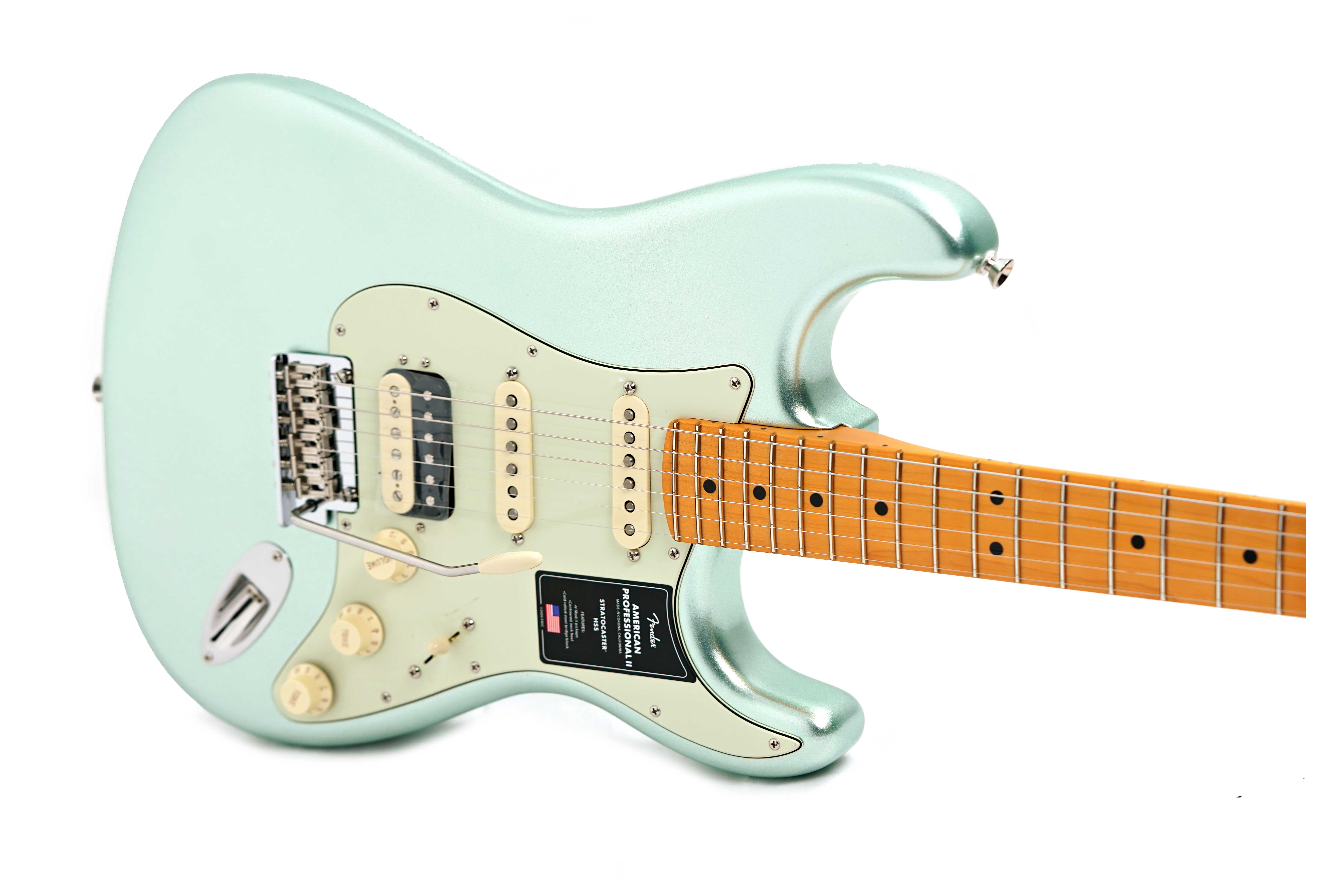 GUITARGUITAR Fender American Professional II Stratocaster HSS Mystic Surf Green Maple Fingerboard #US240045902