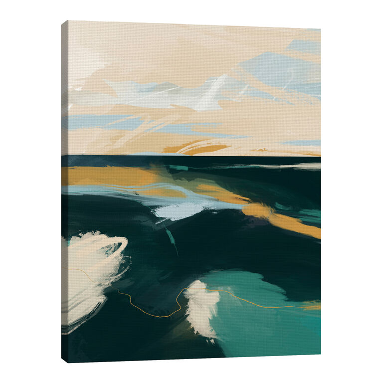World Market Osea VIII By Luana Asiata Framed Canvas Wall Art