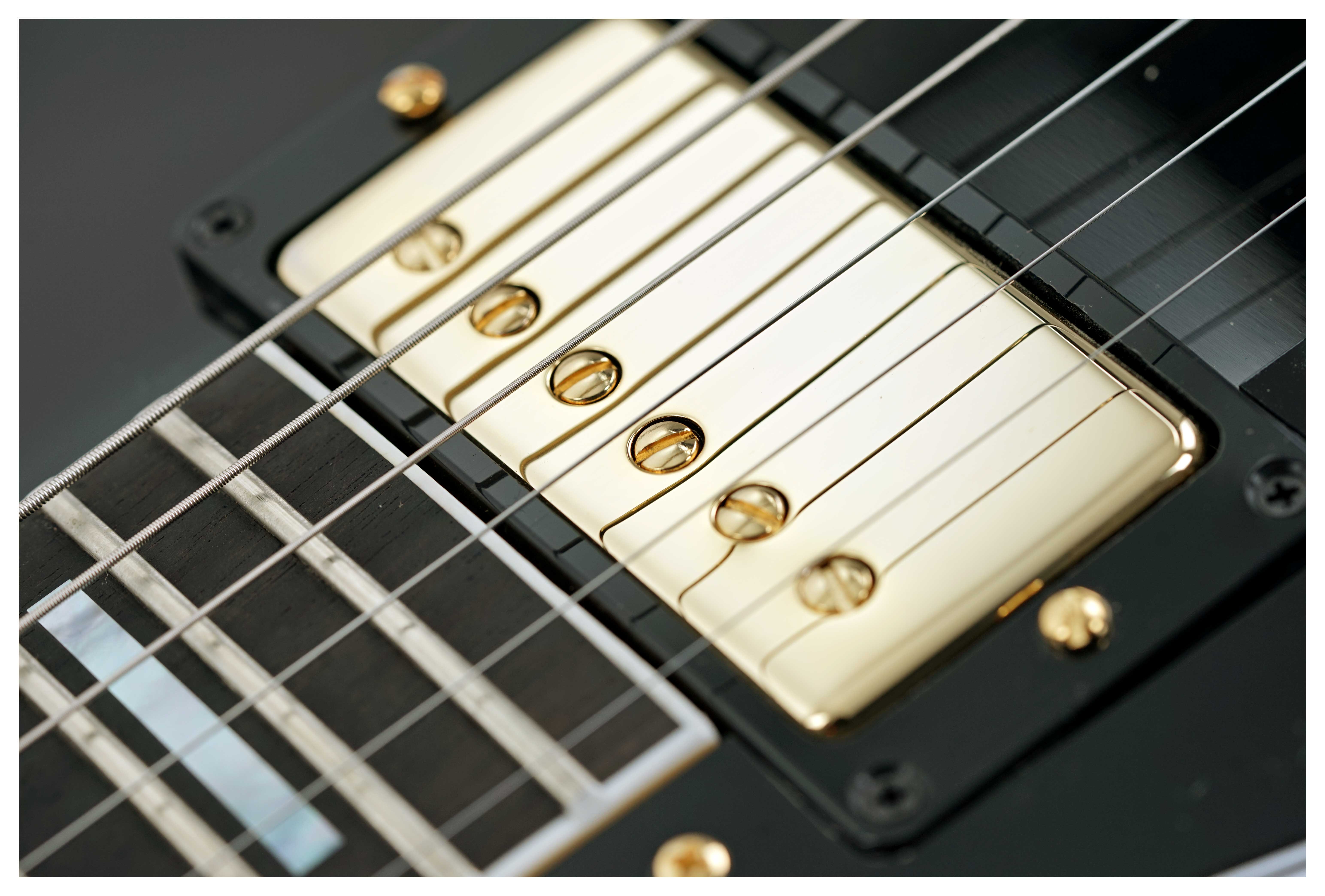 GUITARGUITAR Gibson Custom Shop 1968 Les Paul Custom Reissue Gloss Ebony Left Handed #408638