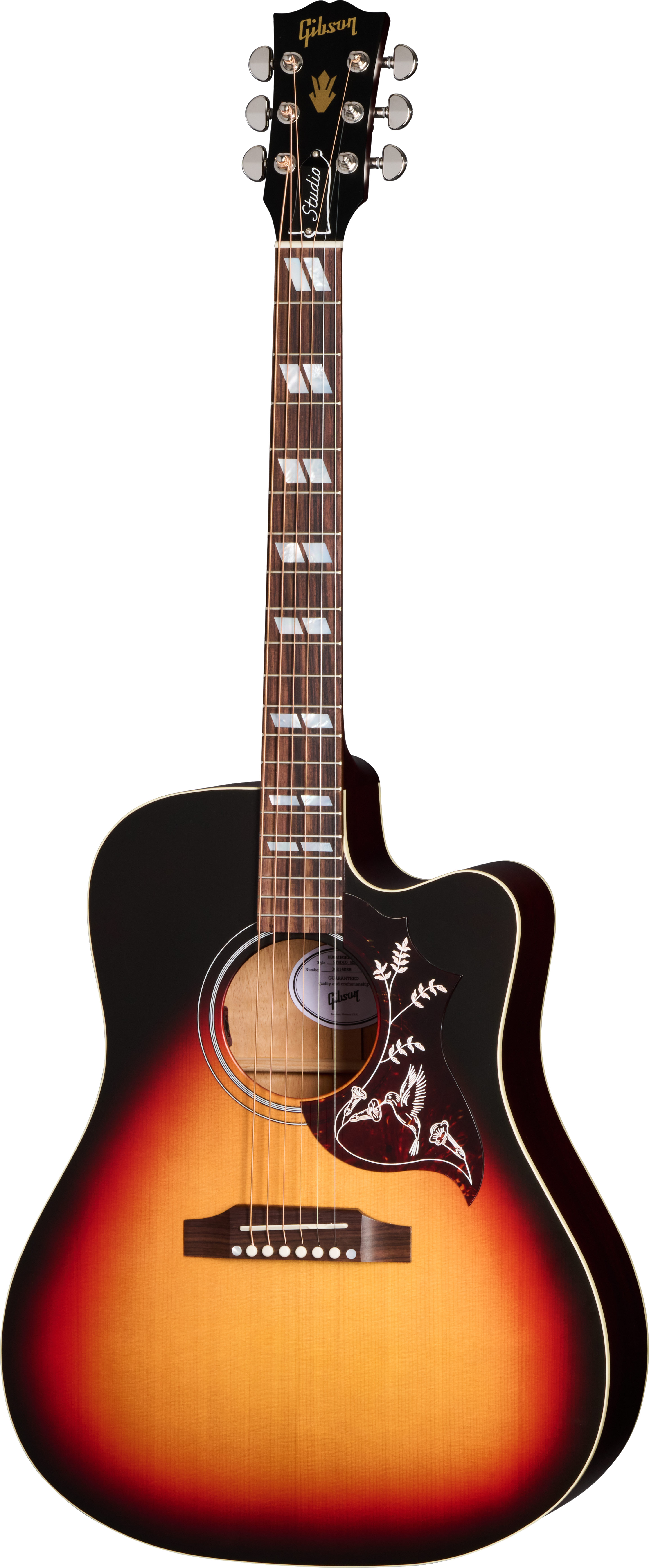 GUITARGUITAR Gibson Hummingbird Studio EC Tri-Burst Satin
